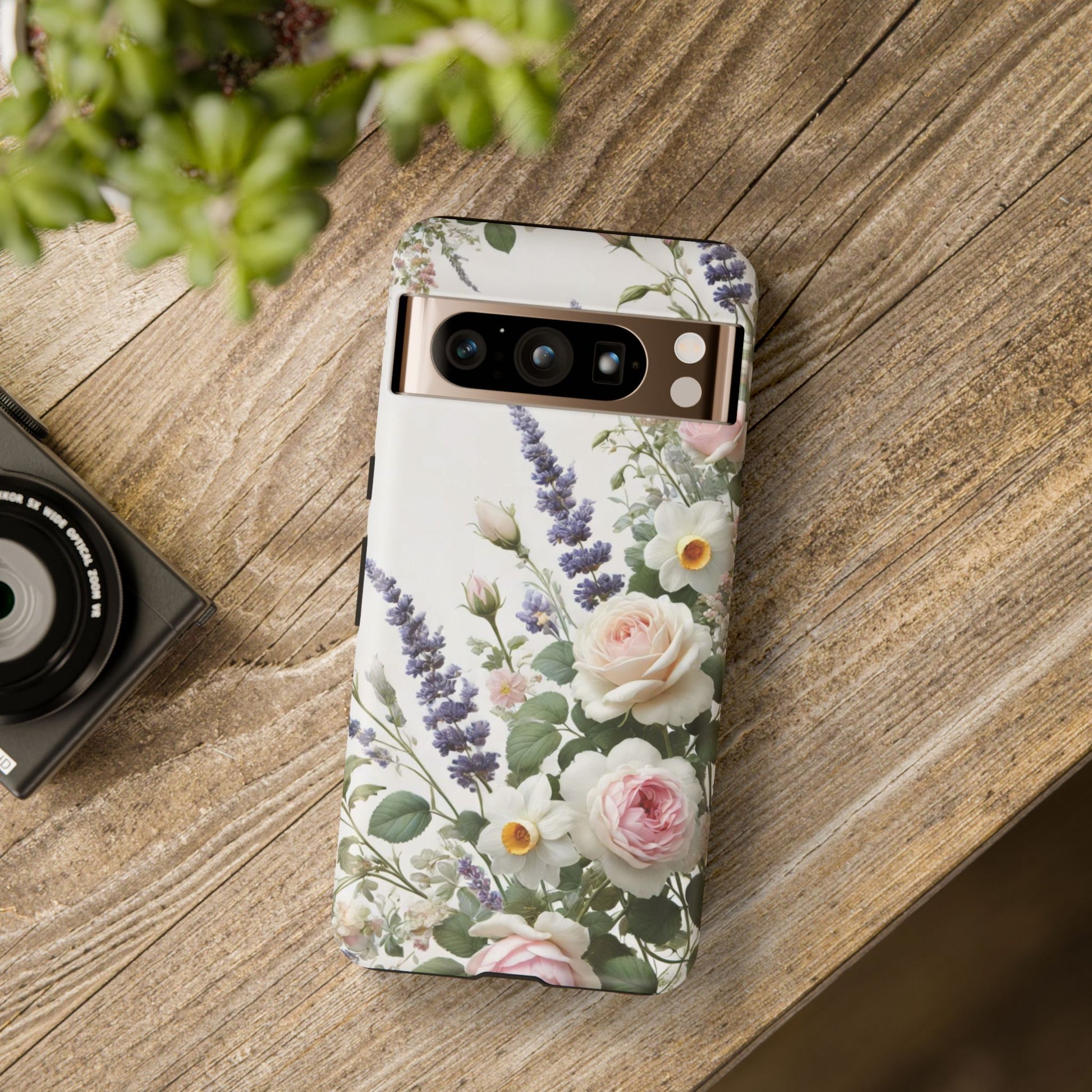 Boho Floral Fall Phone Case for iPhone 17,16  21 23 Samsung, and Pixel | Stylish Protective Cover Gift for Her Perfect for Floral Lover