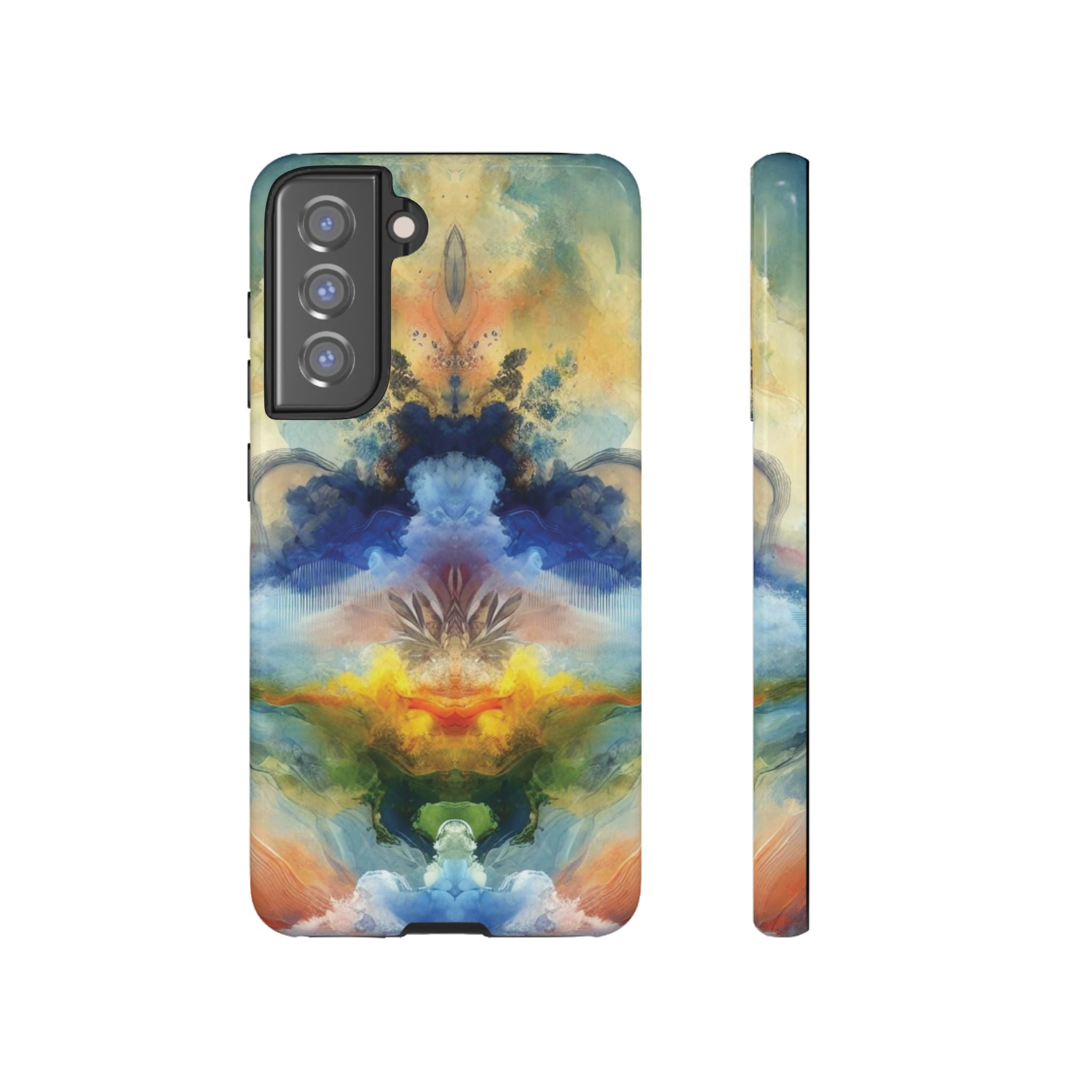 Modern Watercolor Abstract Phone Case Compatible with iPhone, Samsung & More - Stylish, Durable Protection with Vibrant Artistic Design Perfect Gift for Her