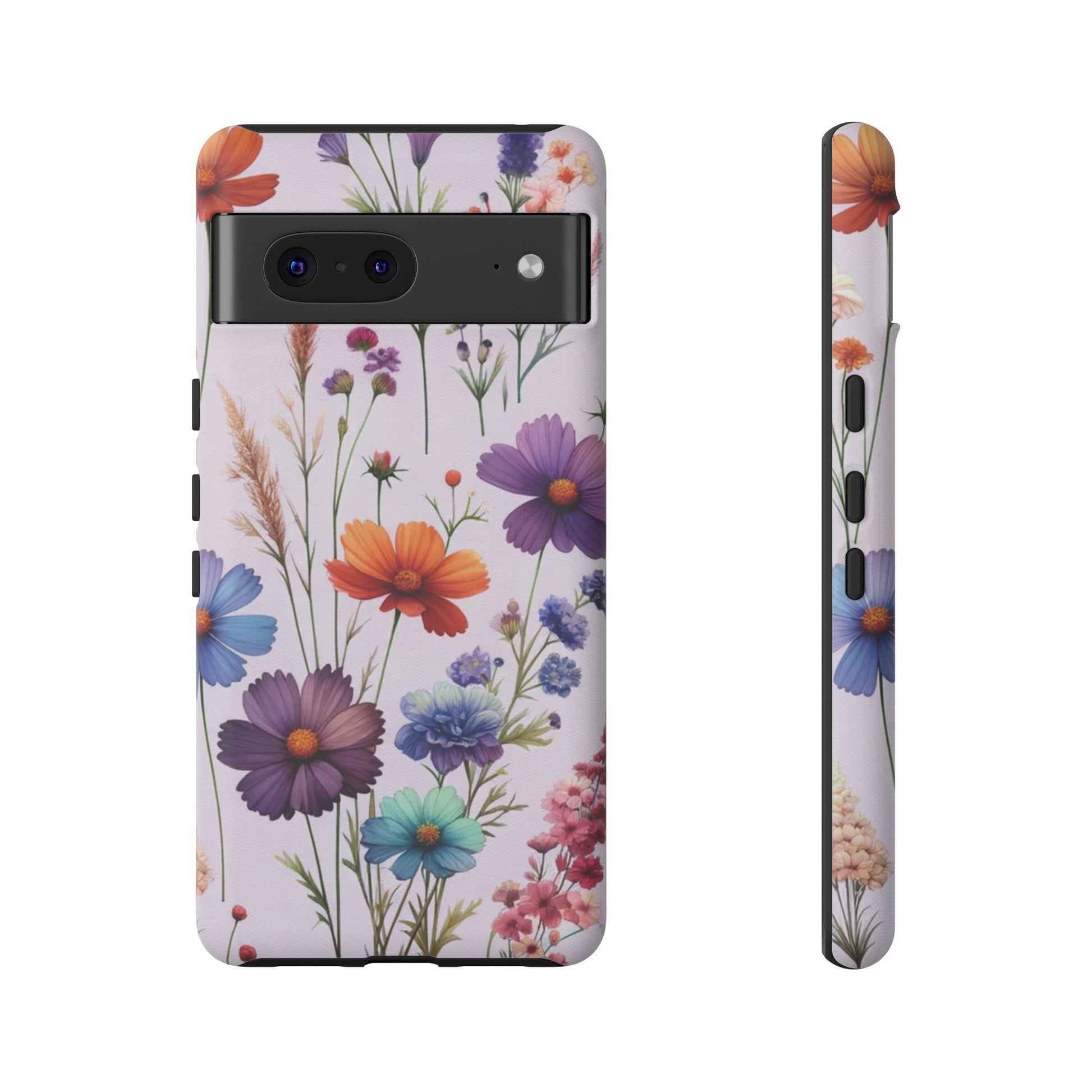 Lavender Wildflowers Protective Phone Case Gift for Her Phone 15, Samsung iPhone Samsung Gift for Her Case iPhone 15, Samsung iPhone Samsung Accessory Gift for Her.