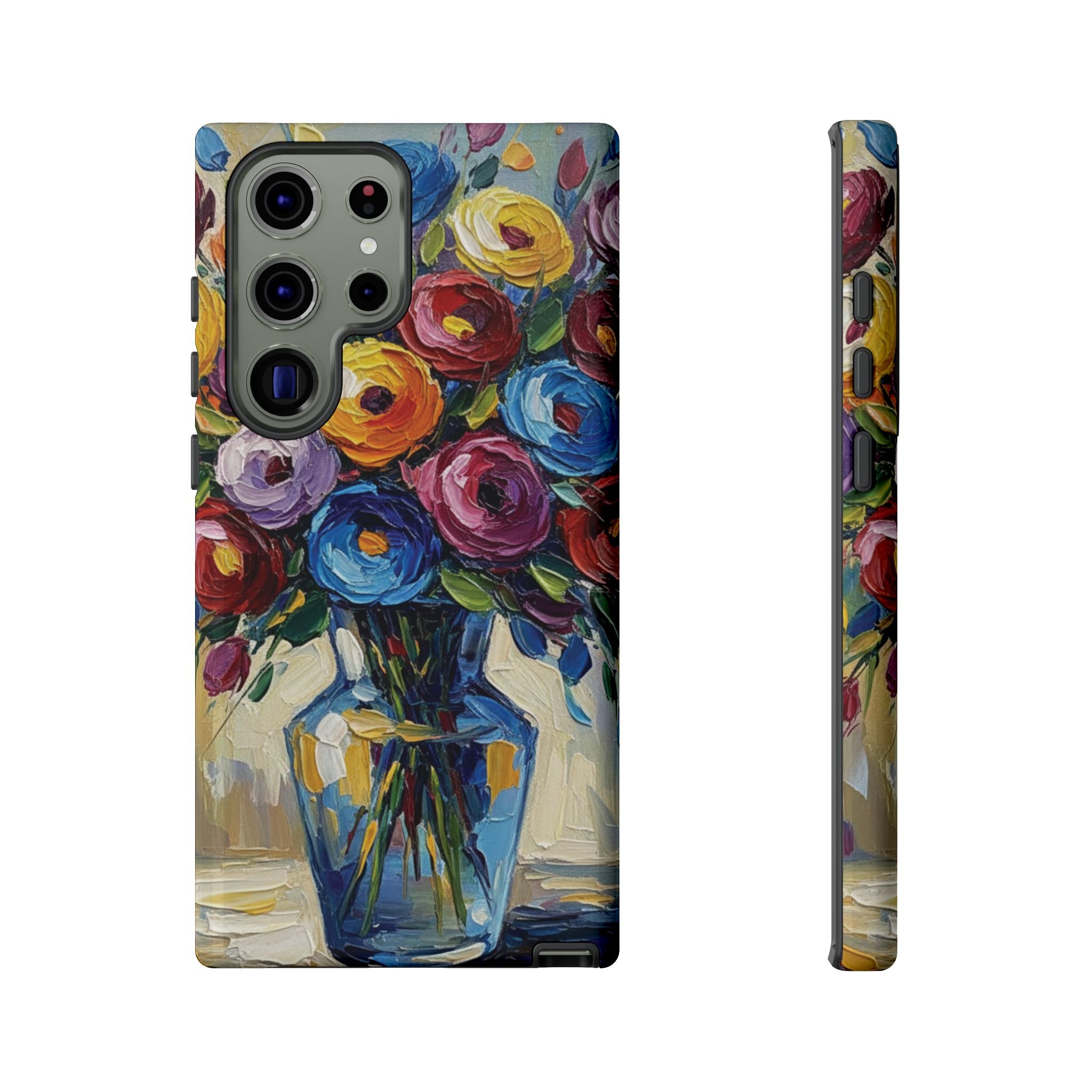 Floral Luxury Oil Painting Illusion Tough Case — Floral Art Phone Case for Art Lovers