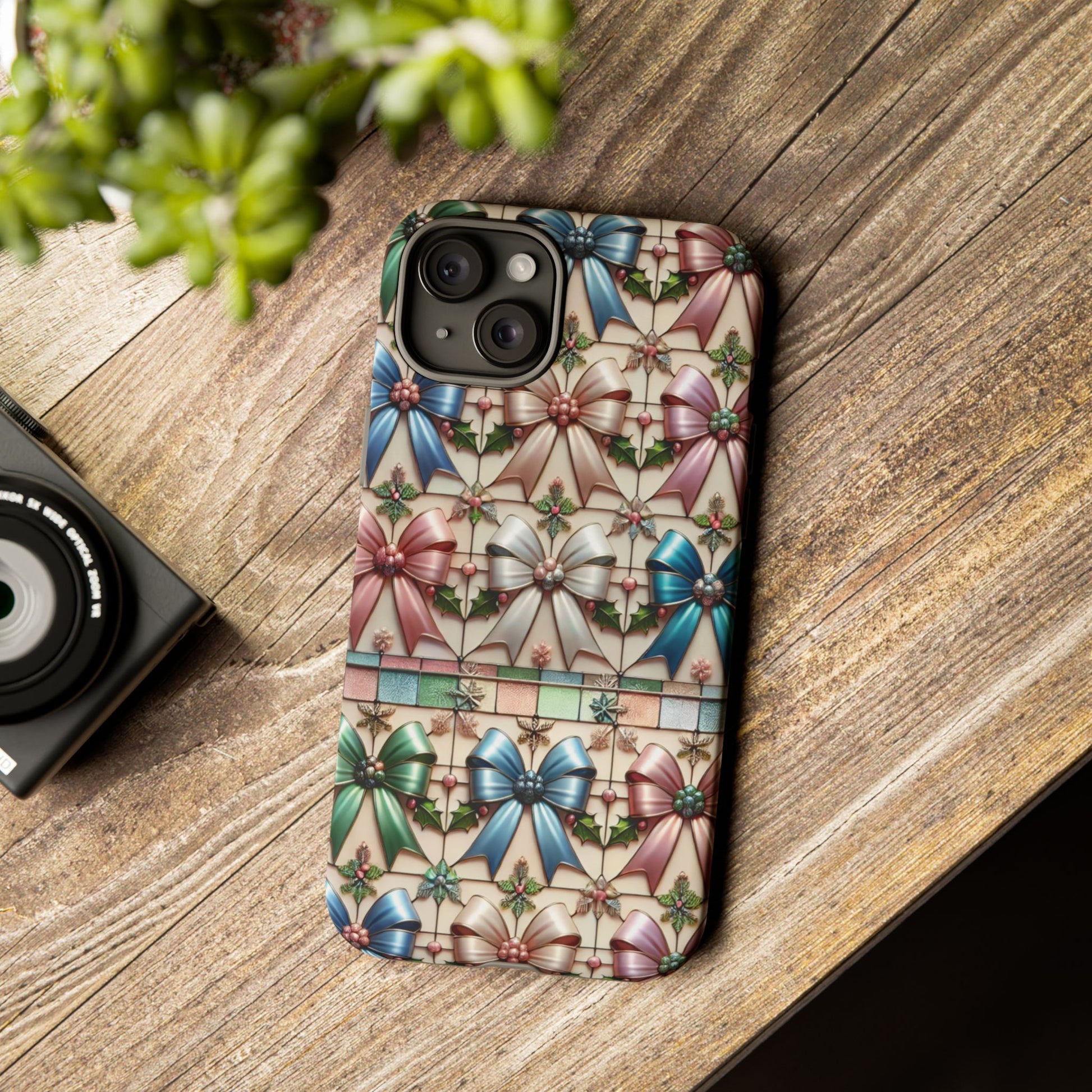 Coquette Bows Pastel Phone Case for iPhone 17 ,  15 14 13 12  21 23 Samsung, and Pixel | Stylish Protective Cover Gift for Her Perfect for Floral Lover