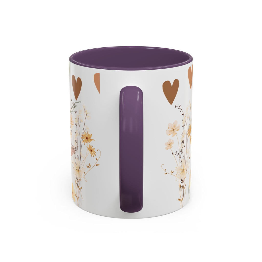 Wildflower Ceramic Mug Elegant Gift for Coffee or Tea Lovers Perfect for Mothers Day Birthdays and Adding Charm to Any Kitchen Gift