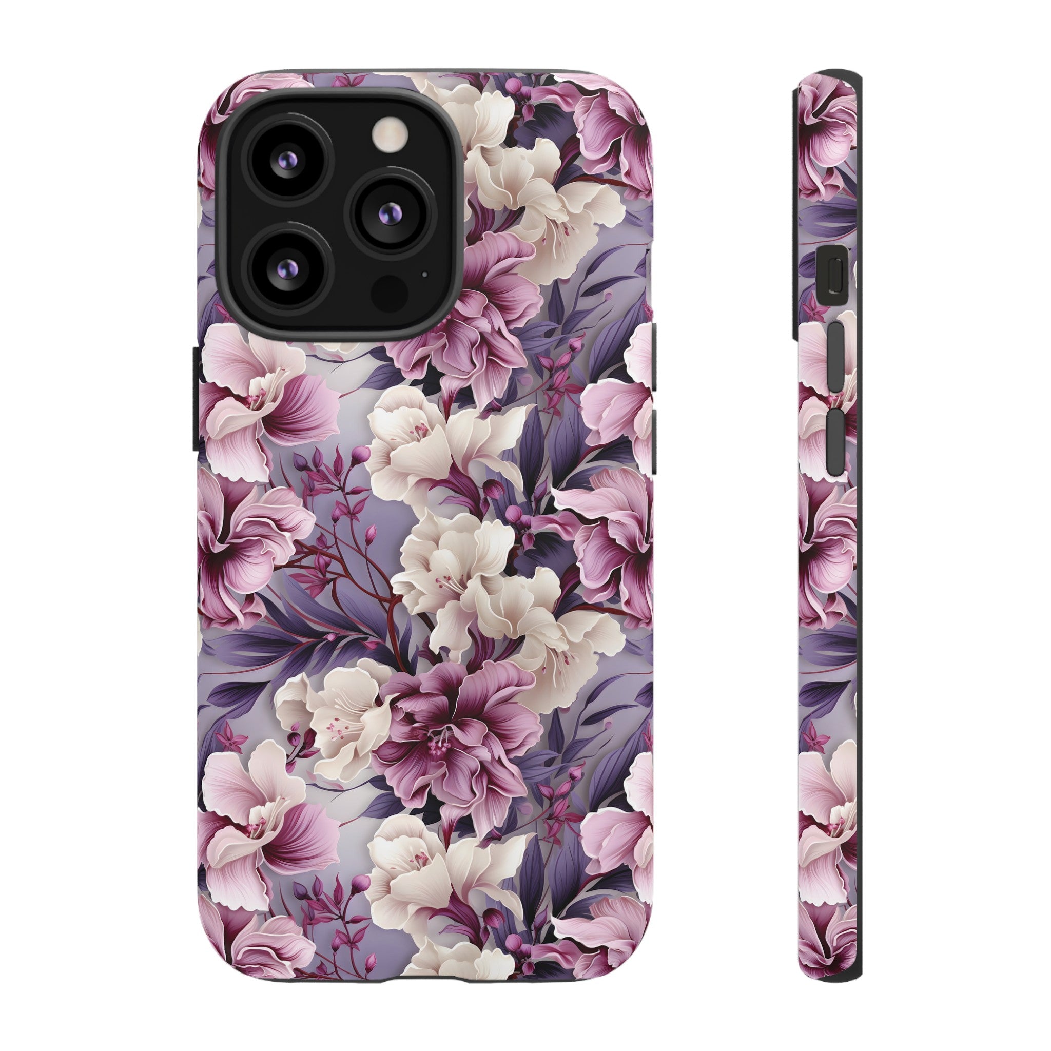 Lavender Flowers Protective Phone Case Gift for Her Phone 15, Samsung iPhone Samsung Gift for Her Case iPhone 15, Samsung
