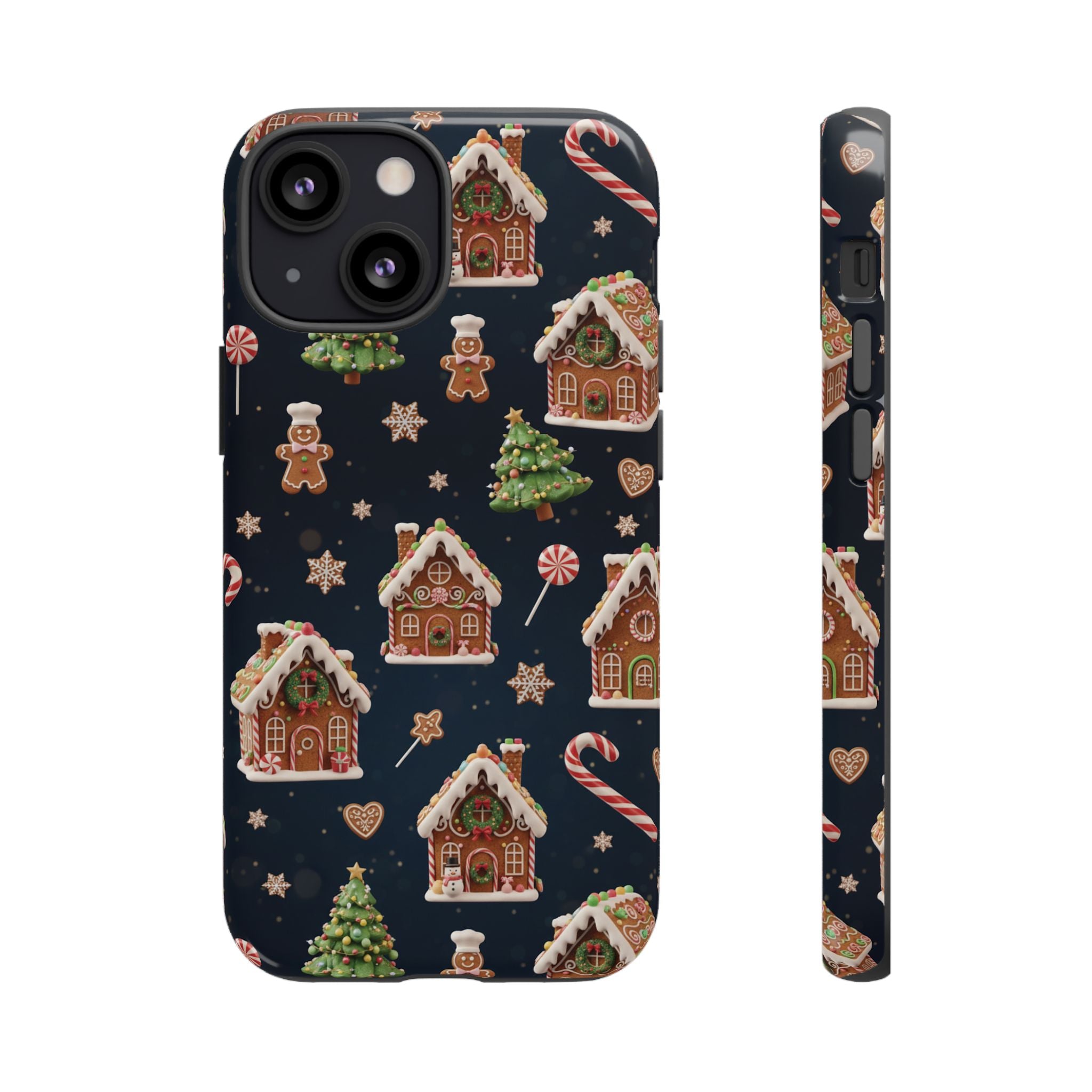 3D Gingerbread House Christmas Phone Case | Premium Holiday Gift Cover for iPhone 17, iPhone, and Samsung Galaxy Gift for Her or Him