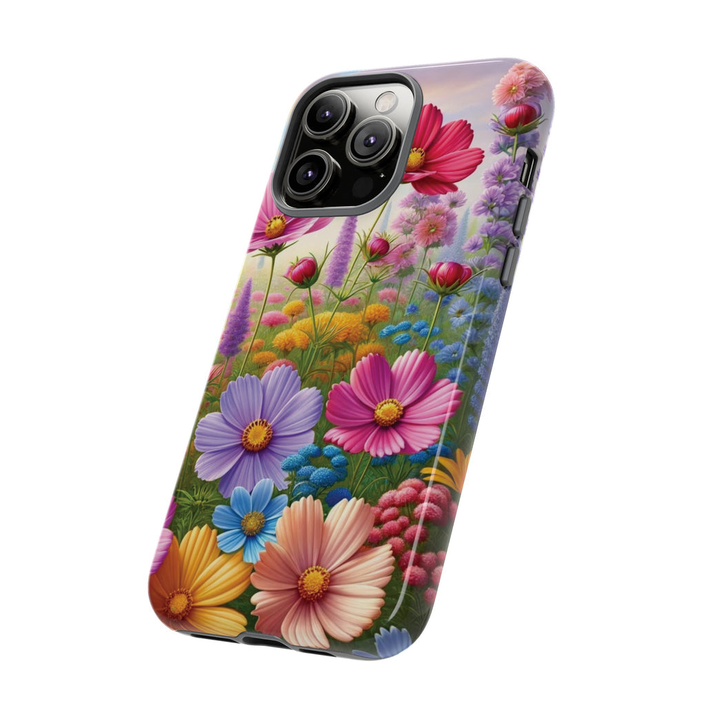 Bright Floral Phone Case Durable for iPhone Samsung Gift iPhone 15, 14, 13 Samsung Pixel Gift for Mom Accessory Gift for Her