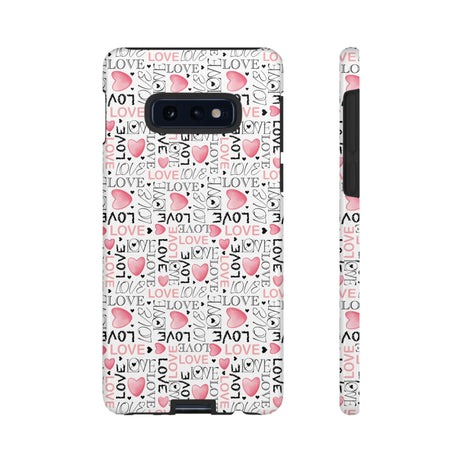 Cute Love Modern Watercolor Abstract Phone Case Compatible with iPhone, Samsung & More - Stylish, Durable Protection with Vibrant Artistic Design Perfect Gift for Her