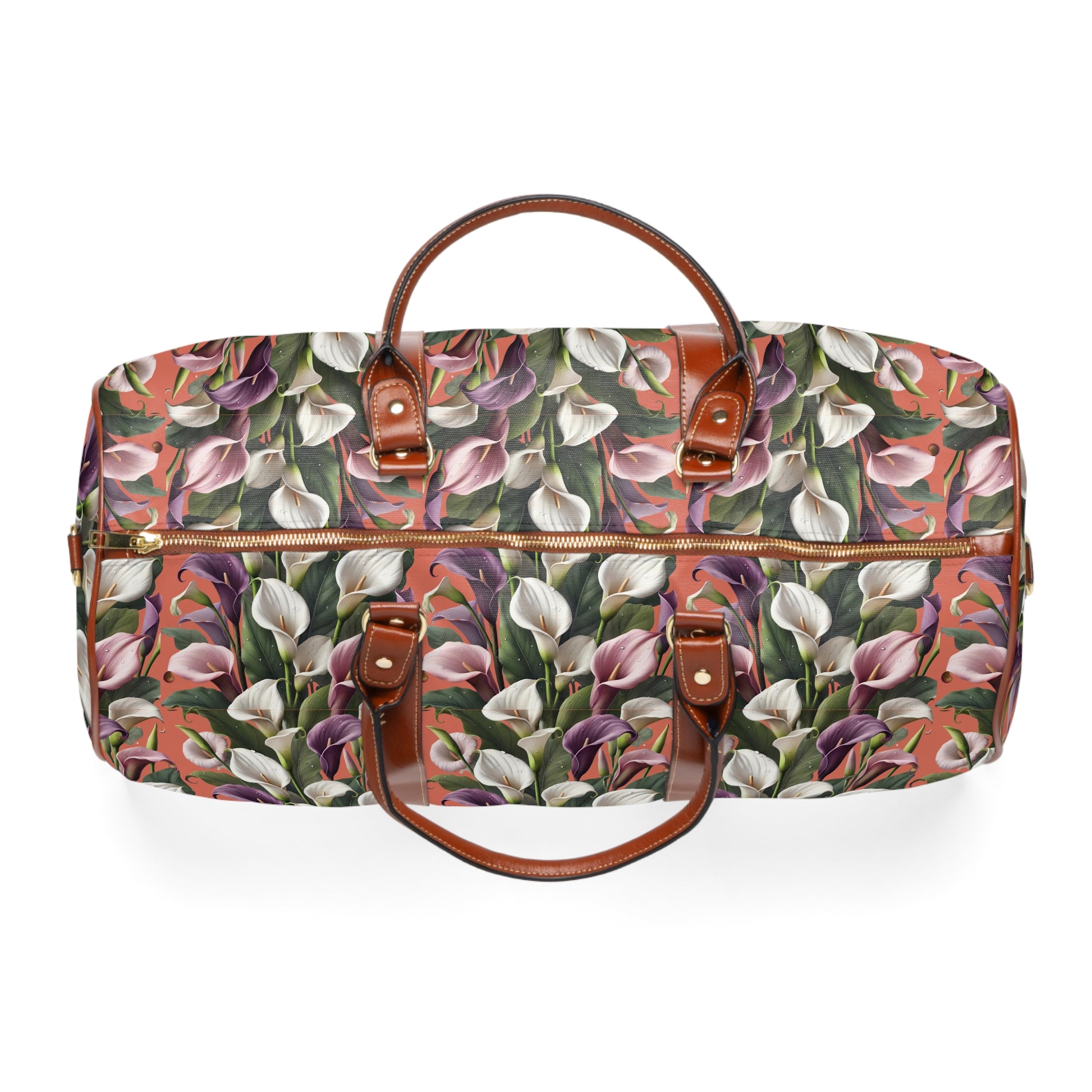 Elegant Calla Lily Travel Bag – Stylish Floral Design, Spacious & Durable for Weekend Getaways, Gym, or Daily Use | Perfect Christmas Gift for Nature Lovers - MRSBYVALLE