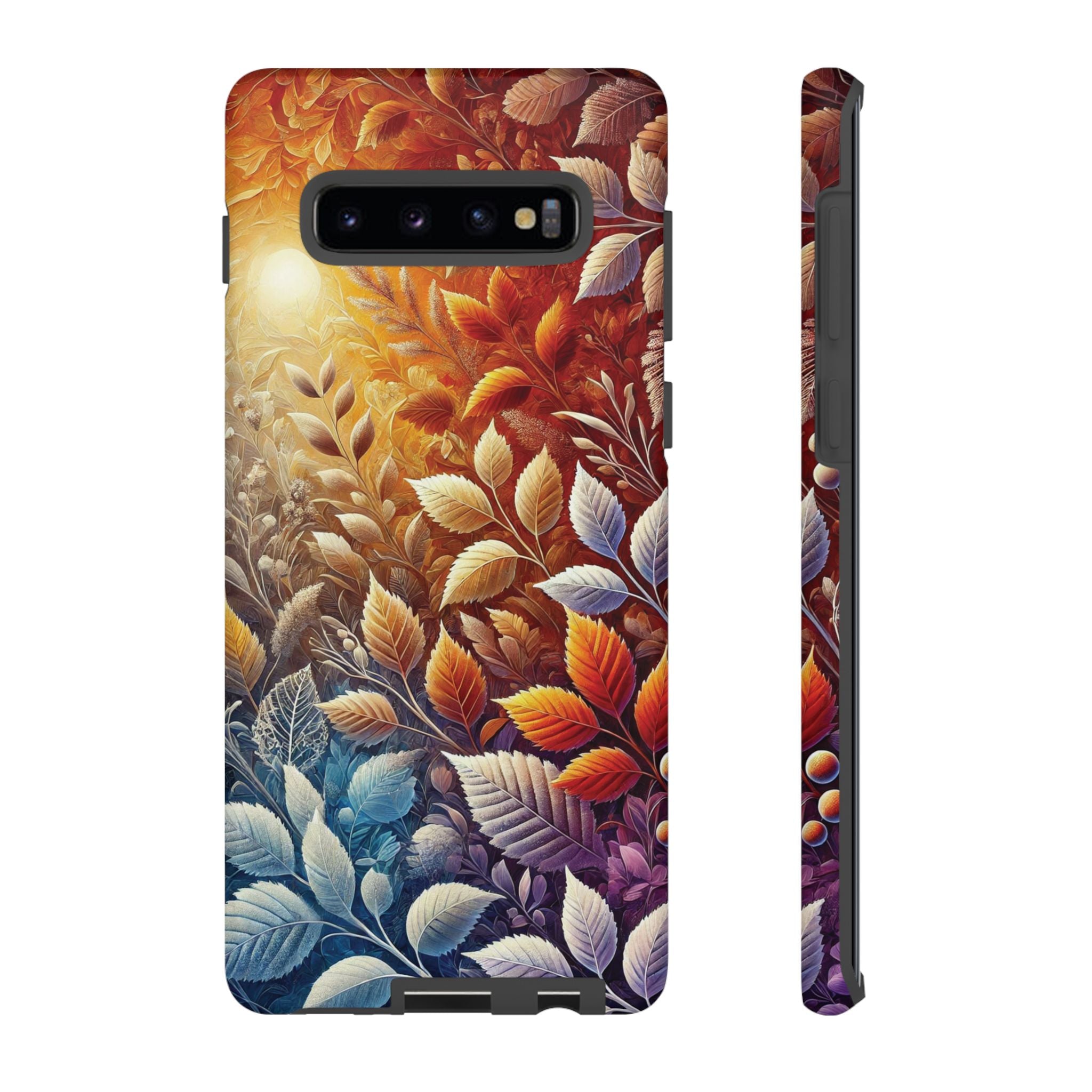 Beautiful Colorful Leaves Phone Case Vibrant Autumn Design for iPhone & Samsung, Durable Protection with Eye Catching Style, Perfect for Nature Lovers & Seasonal Charm Gift for Her