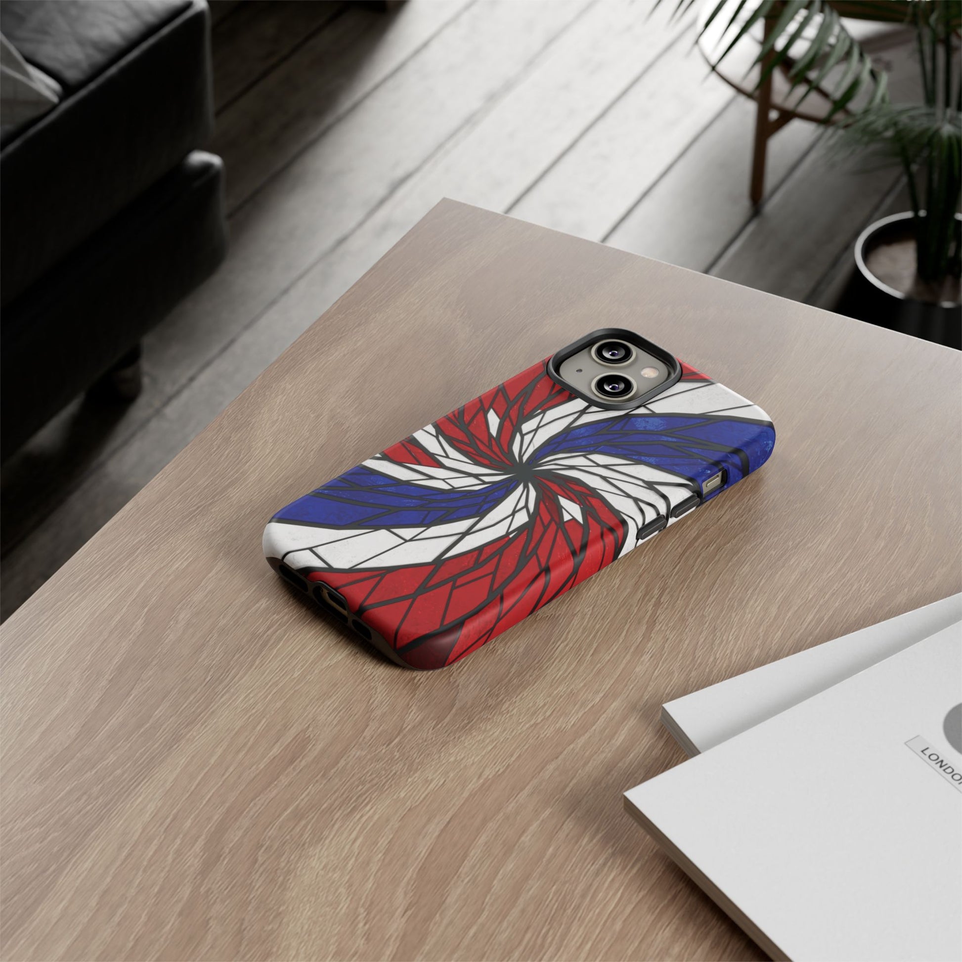 Patriotic Red White & Blue Phone Case – USA Flag Design, Independence Day Gift, Protective Cover for iPhone, Samsung, Pixel