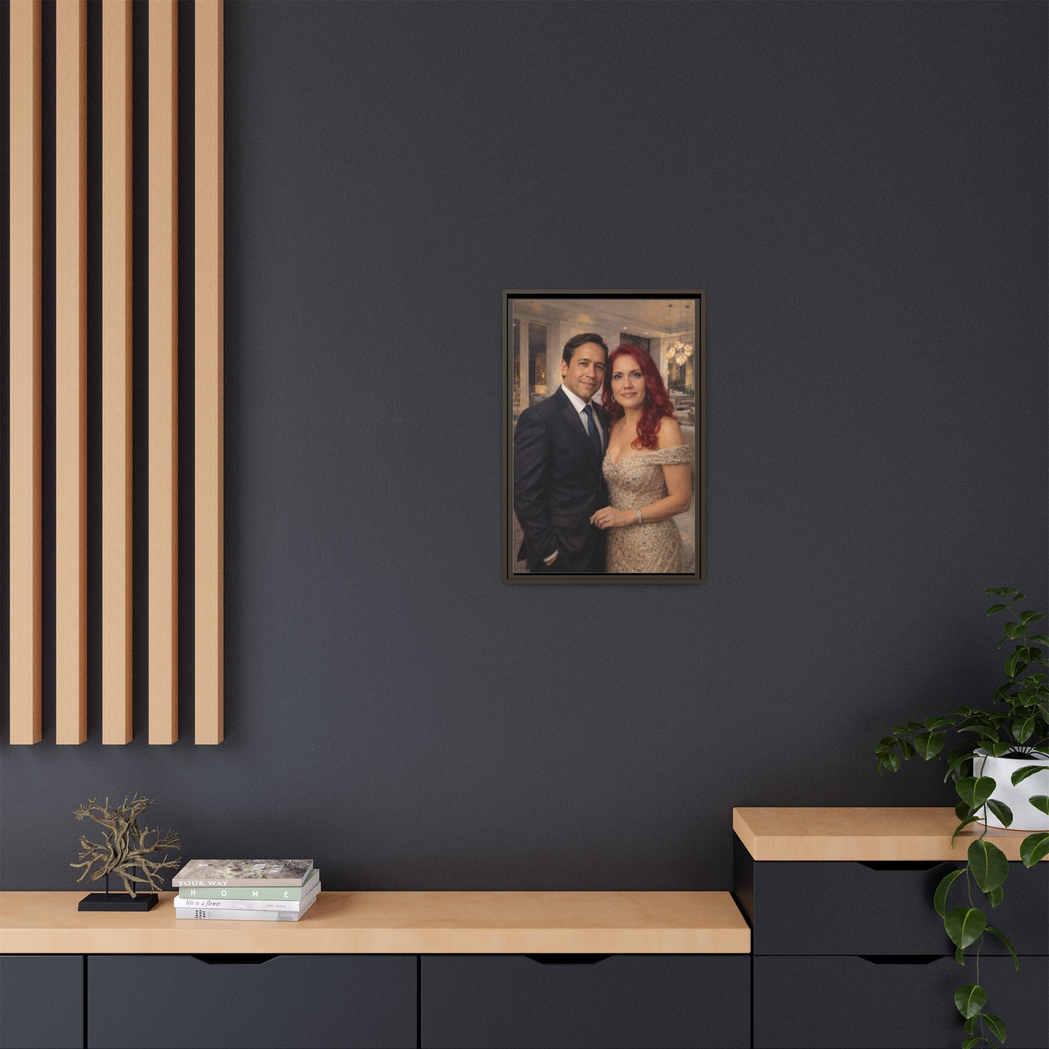 Custom Oil Painting Illusion Canvas – Luxury Portrait Art