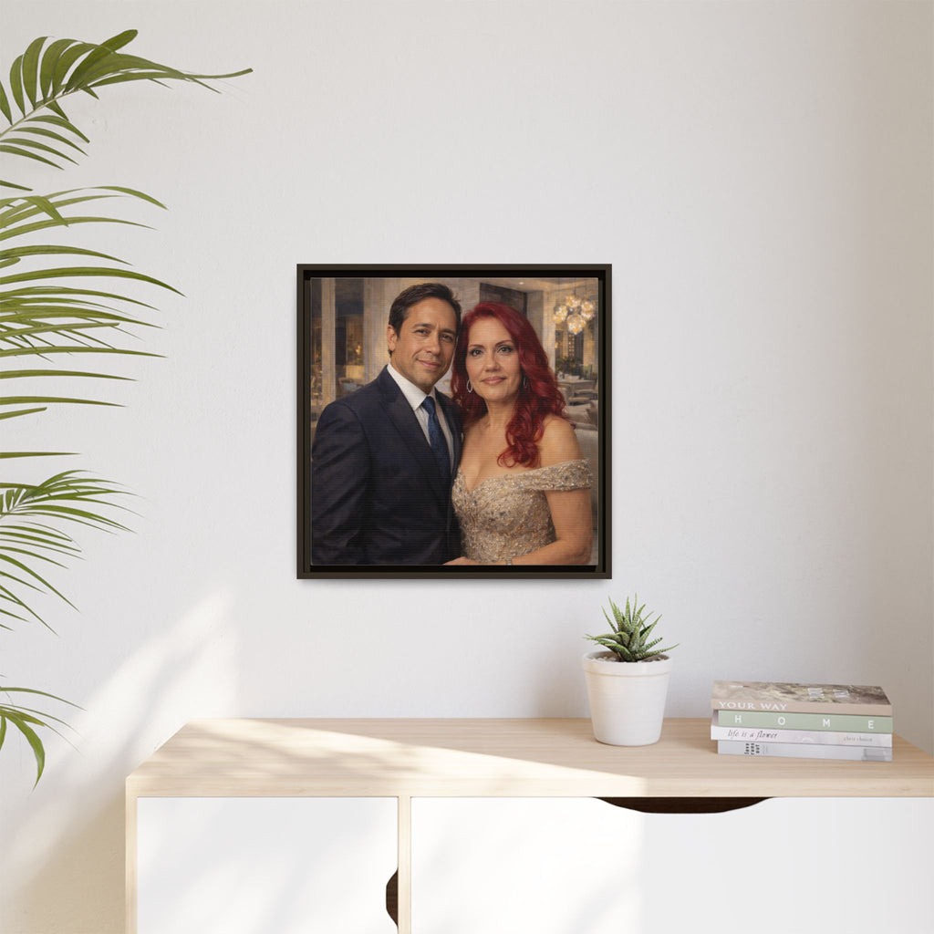 Custom Oil Painting Illusion Canvas – Luxury Portrait Art