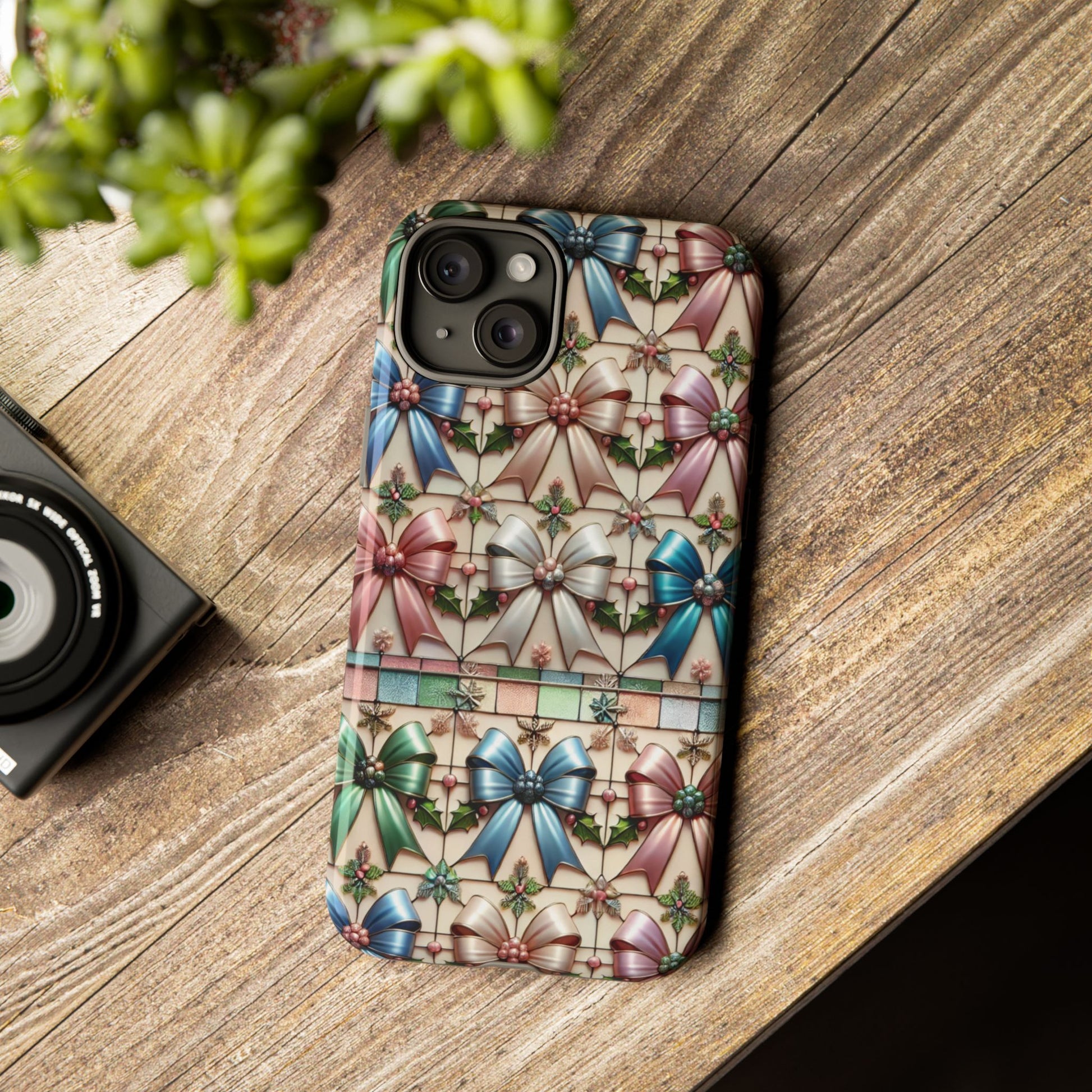 Coquette Bows Pastel Phone Case for iPhone 17 ,  15 14 13 12  21 23 Samsung, and Pixel | Stylish Protective Cover Gift for Her Perfect for Floral Lover