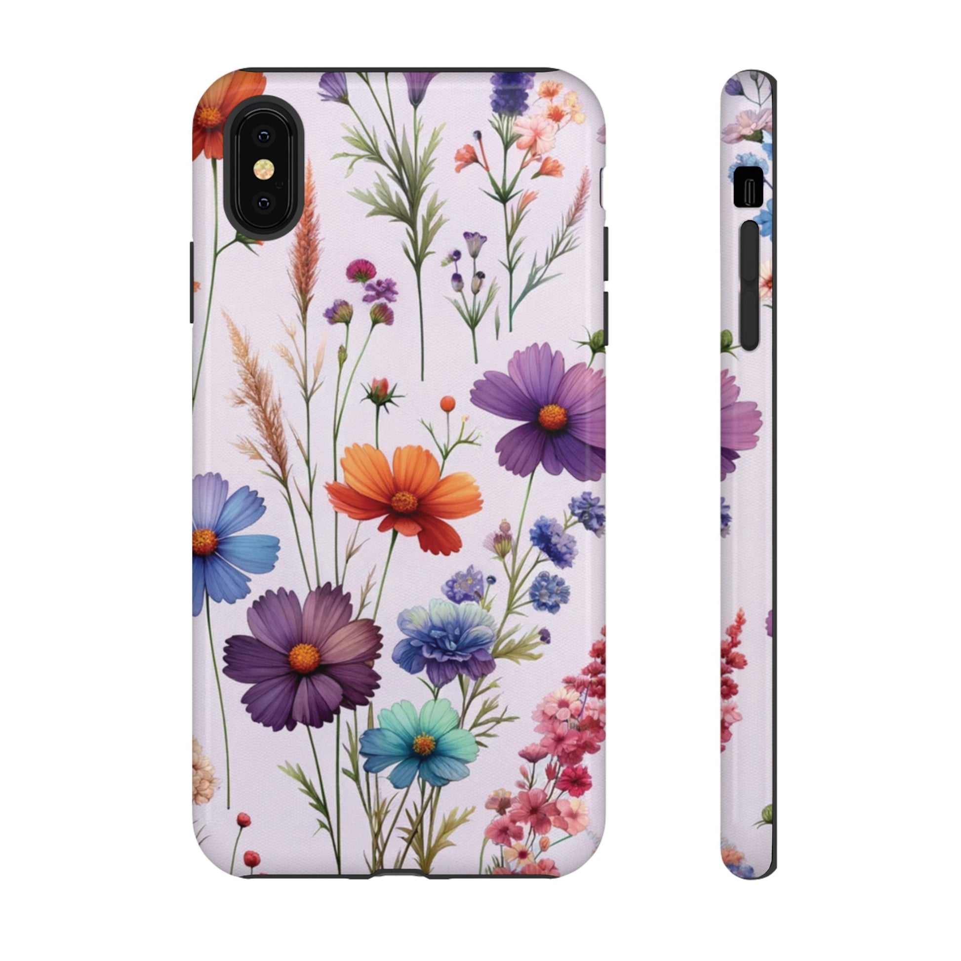 Lavender Wildflowers Protective Phone Case Gift for Her Phone 15, Samsung iPhone Samsung Gift for Her Case iPhone 15, Samsung iPhone Samsung Accessory Gift for Her.