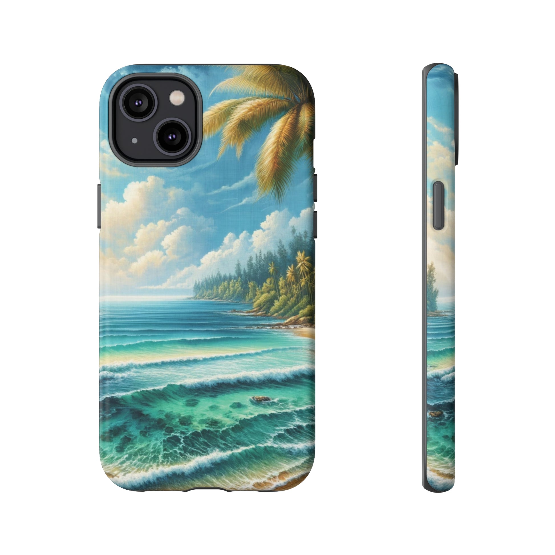Coastal Serenity Ocean Beach View Protective Phone Case Gift for Her Phone 15, Samsung iPhone Samsung Gift for Her Case iPhone 15, Samsung iPhone Samsung Accessory Gift for Her.