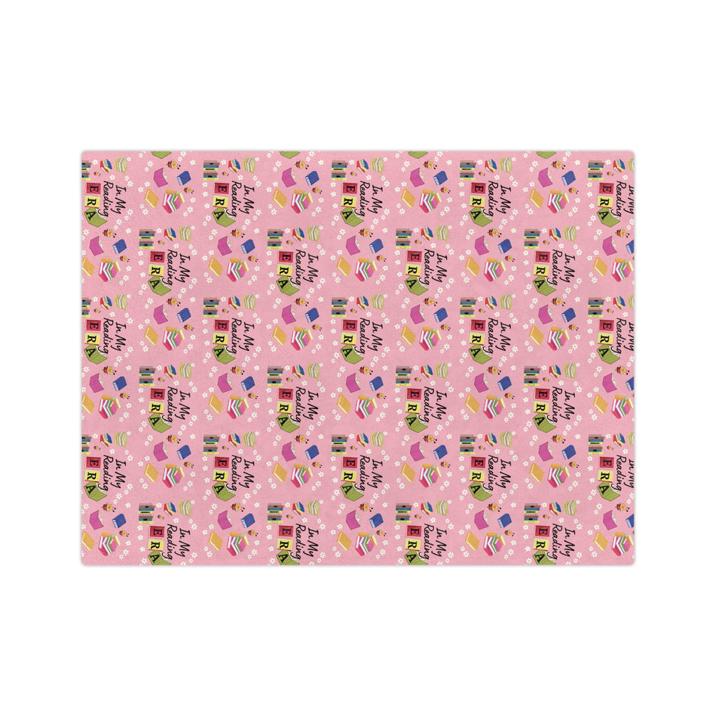 Cozy Pink "In My Reading ERA Blanket Soft Stylish Throw for Book Lovers Perfect for Reading Nooks, Bedrooms Gifts | Ideal for Relaxing with a Good BookThrow in 60x50 & 80x60, Lightweight, Warm, Perfect for Home