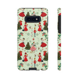 1950s Vintage Phone Case - Retro Christmas Design | Unique Holiday Protection for Your Device | Stylish & Durable Cover Gift for Her Phone 15, Samsung iPhone Samsung Accessory Gift for Her