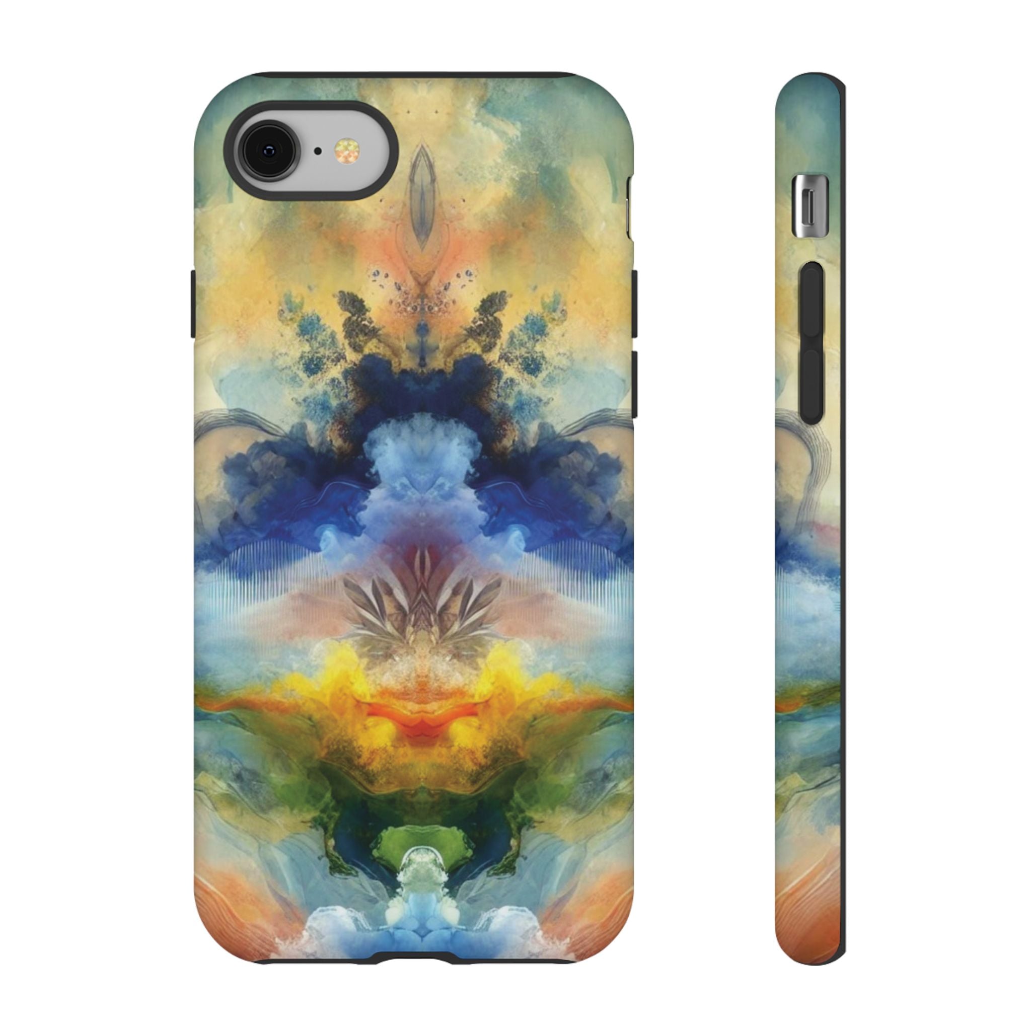 Modern Watercolor Abstract Phone Case Compatible with iPhone, Samsung & More - Stylish, Durable Protection with Vibrant Artistic Design Perfect Gift for Her