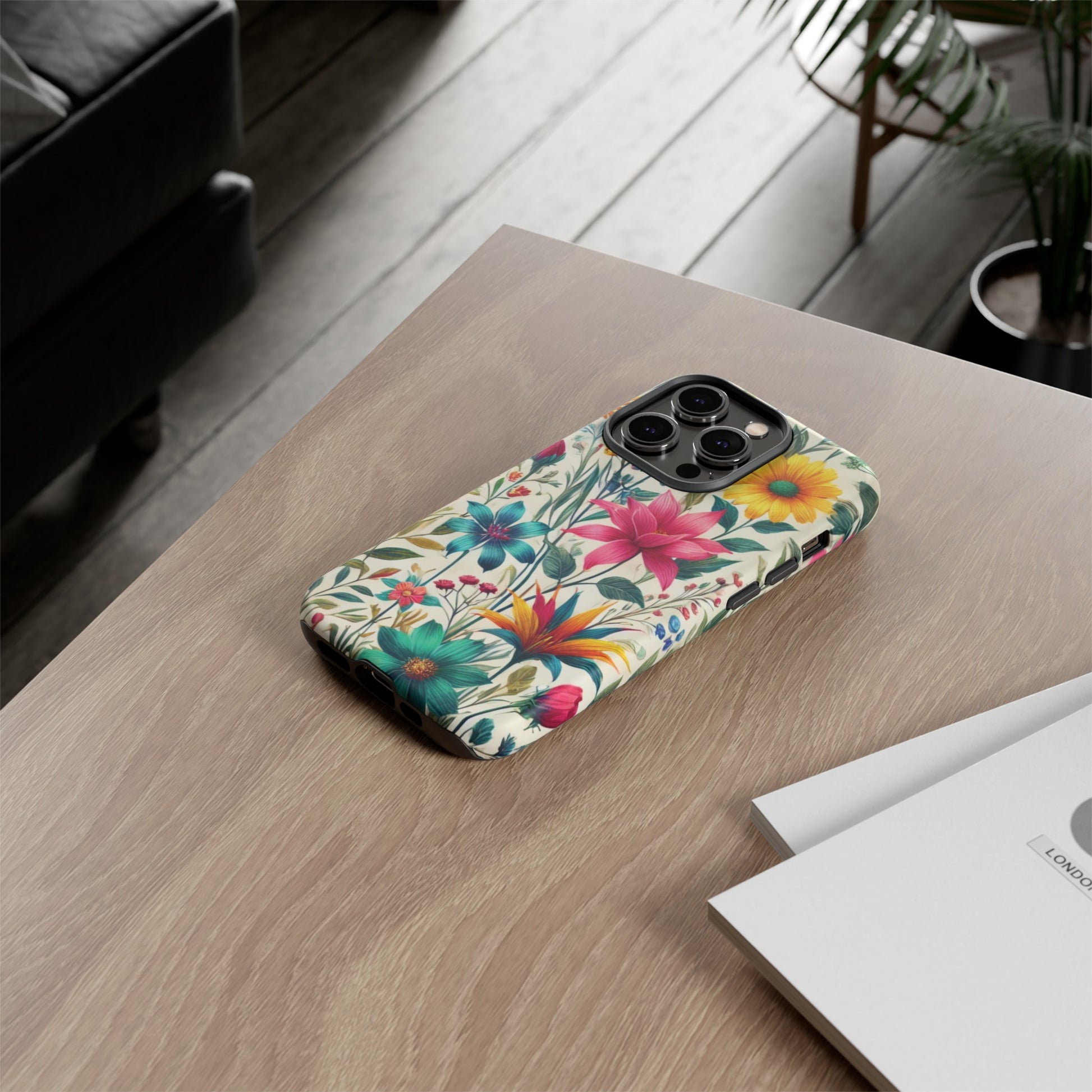 Wildflowers Boho Chic Design Phone Case - Stylish, Protective Cover for All Models Gift for Mom Accessory Gift for Her