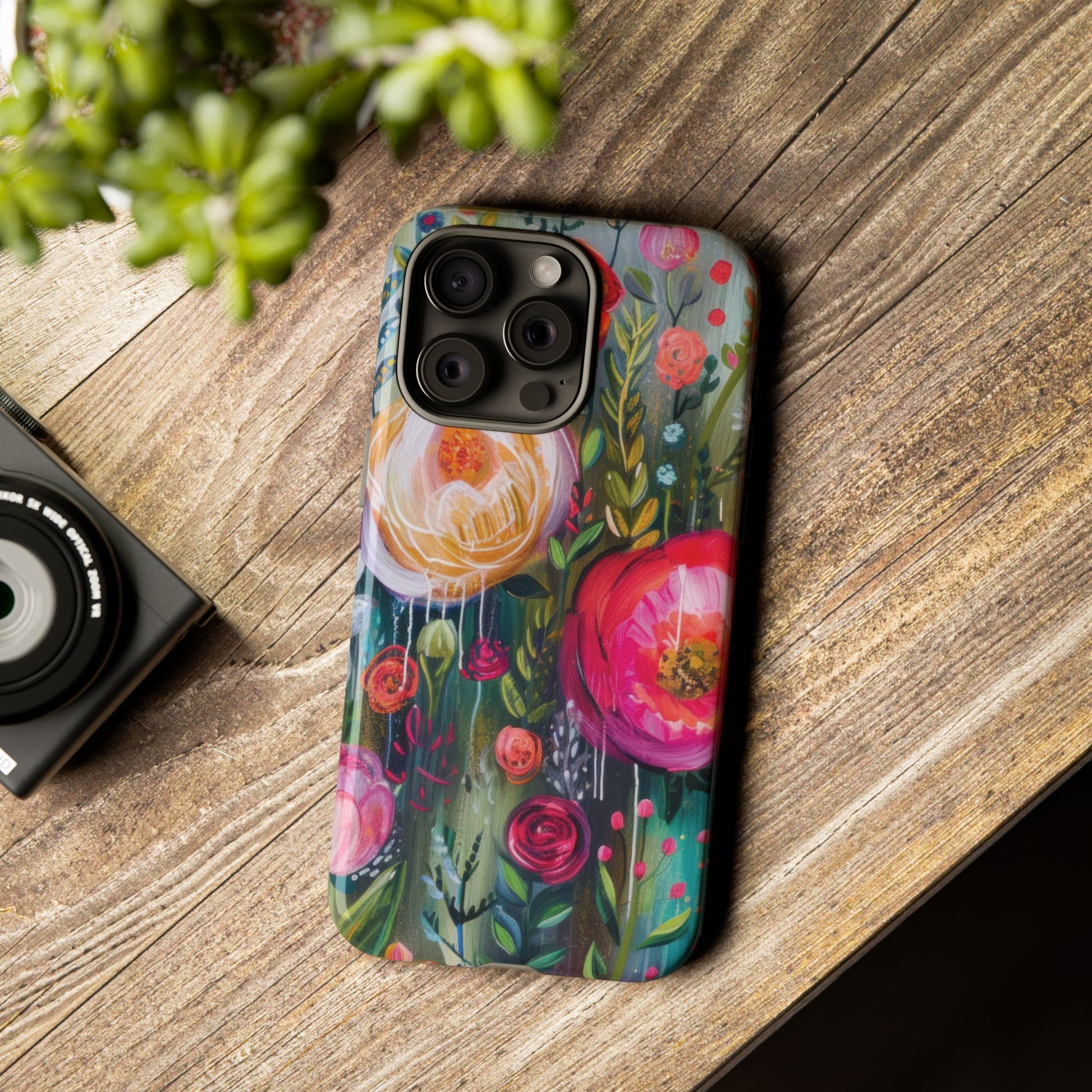 Watercolor Boho Floral Phone Case for iPhone 17 case Samsung, and Pixel | Stylish Protective Cover Gift for Her Perfect for Floral Lover