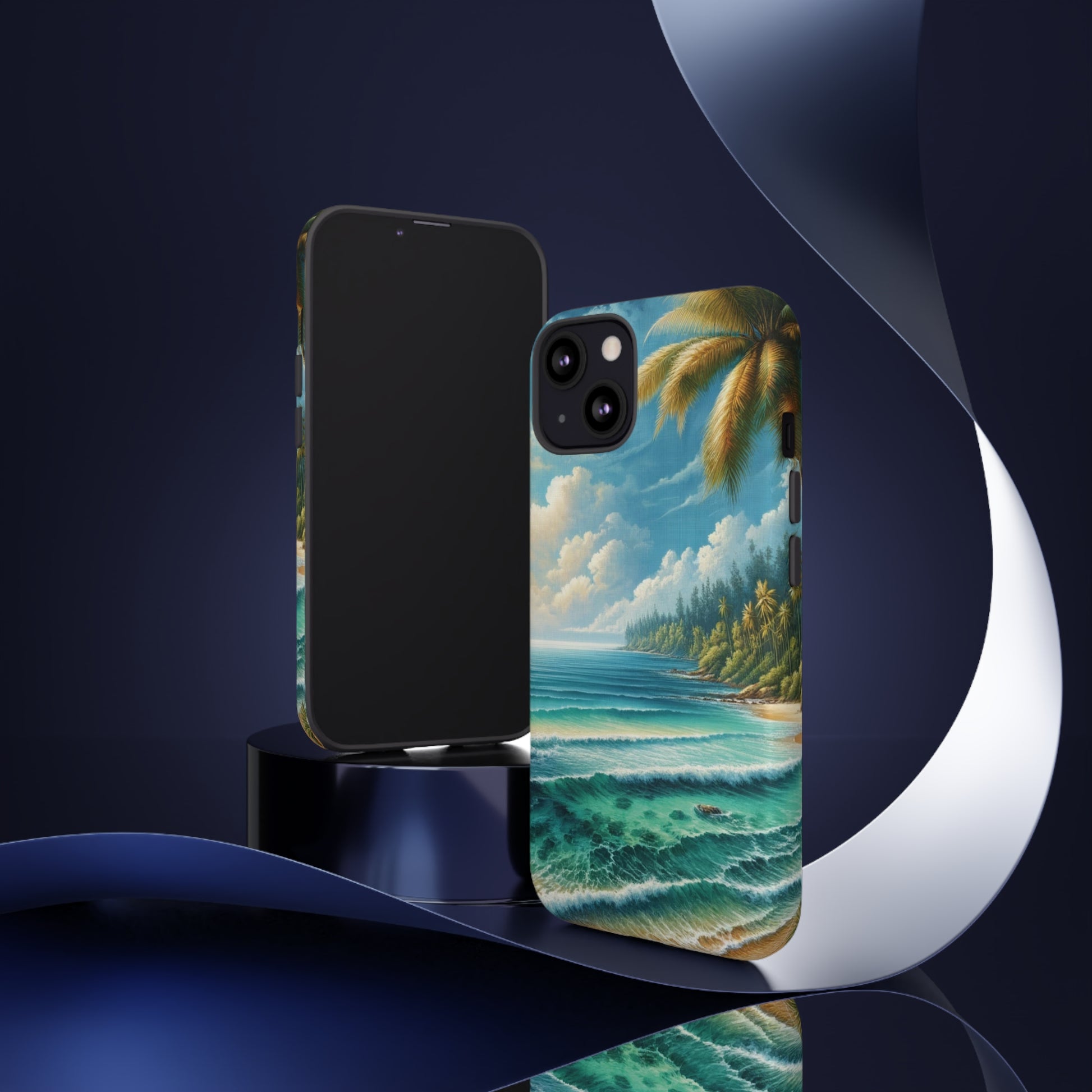 Coastal Serenity Ocean Beach View Protective Phone Case Gift for Her Phone 15, Samsung iPhone Samsung Gift for Her Case iPhone 15, Samsung iPhone Samsung Accessory Gift for Her.