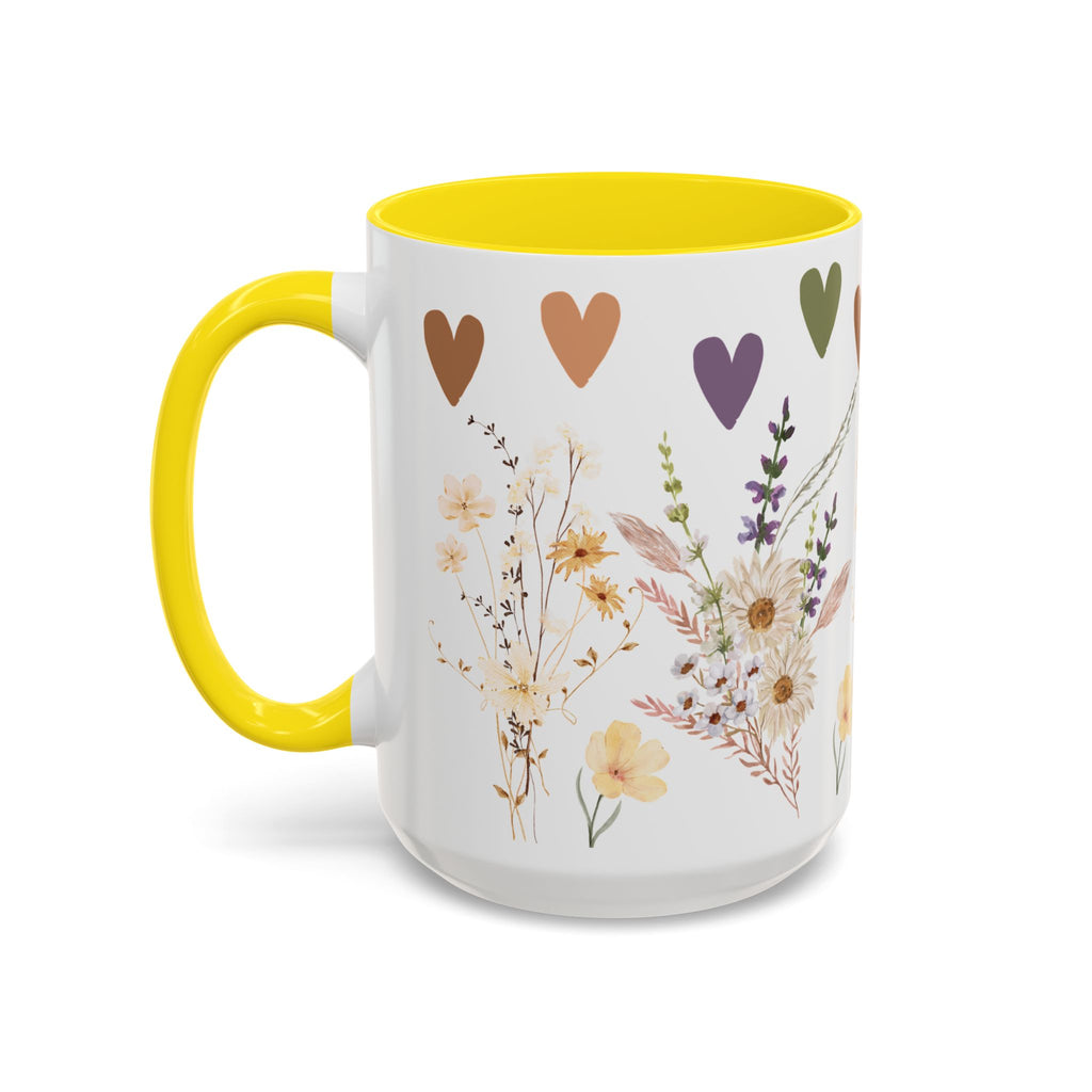 Wildflower Ceramic Mug Elegant Gift for Coffee or Tea Lovers Perfect for Mothers Day Birthdays and Adding Charm to Any Kitchen Gift
