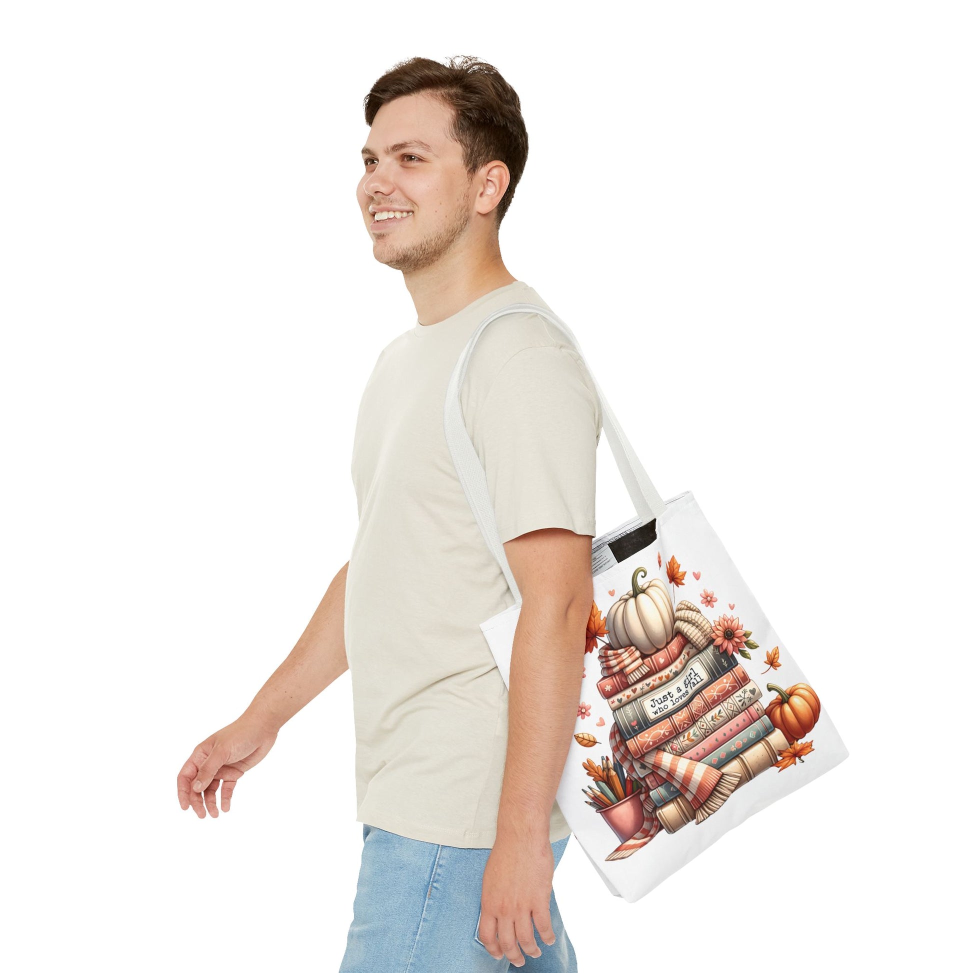 Fall Books Tote Bag - Autumn Accessory for Book Lovers - MRSBYVALLE