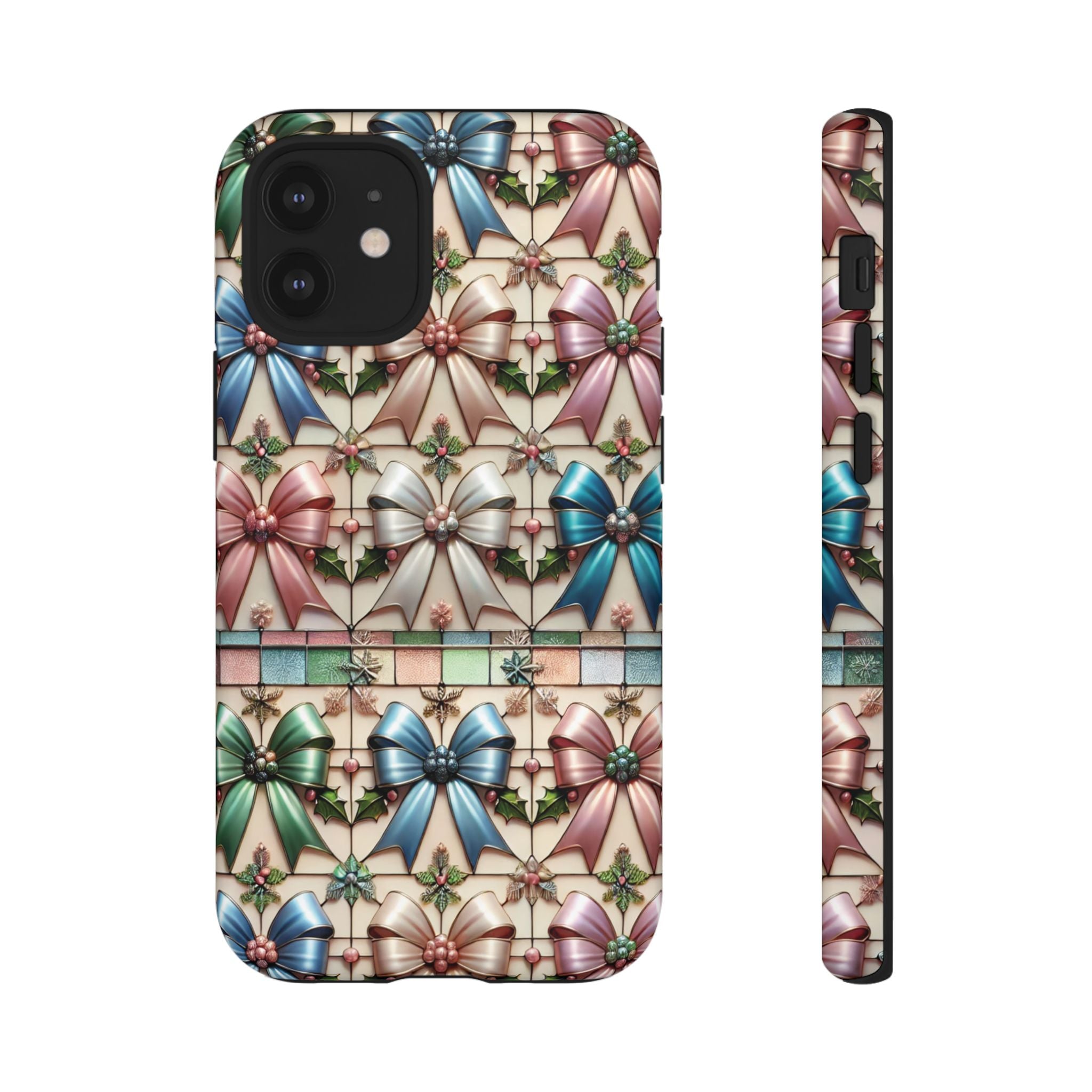 Coquette Bows Pastel Phone Case for iPhone 17 ,  15 14 13 12  21 23 Samsung, and Pixel | Stylish Protective Cover Gift for Her Perfect for Floral Lover