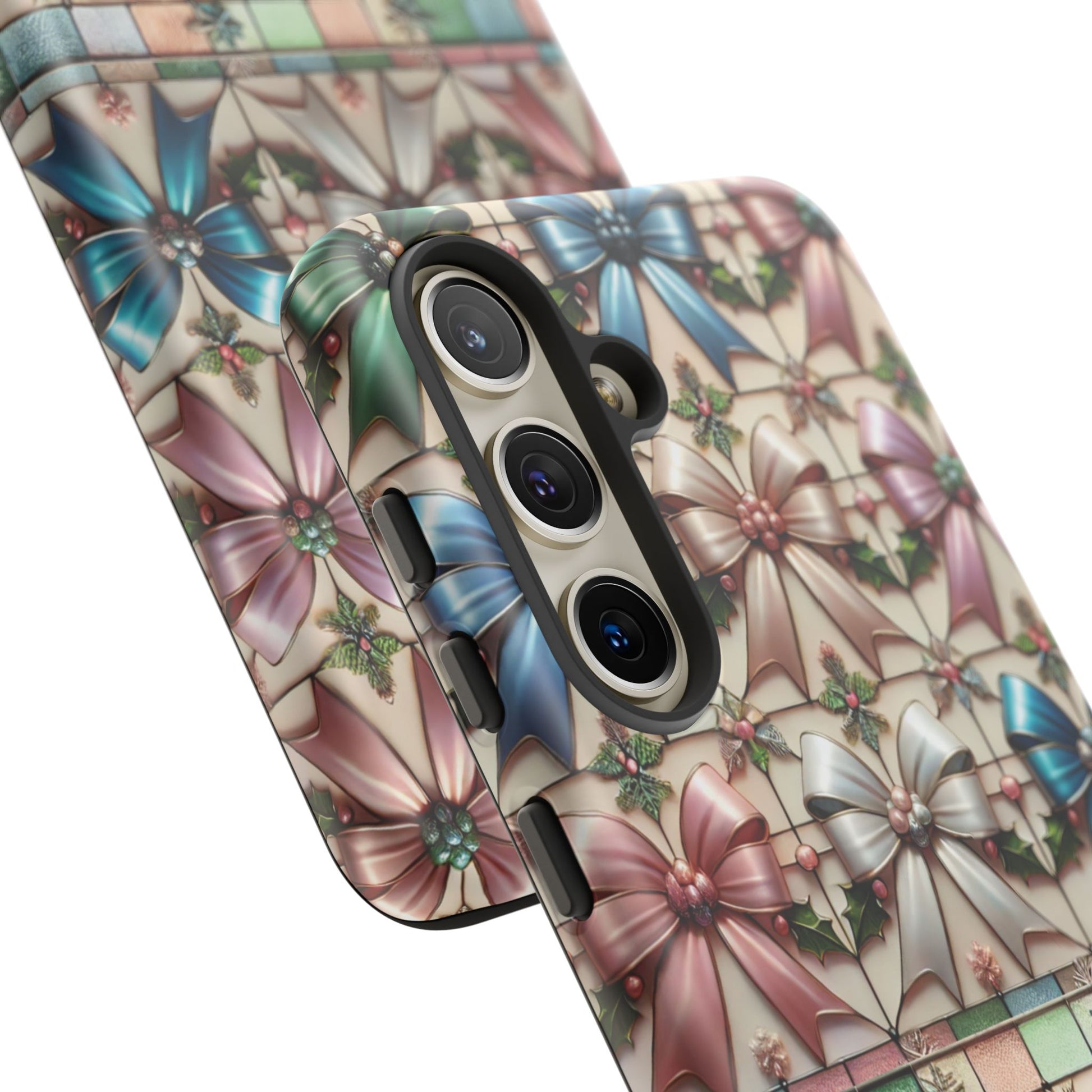 Coquette Bows Pastel Phone Case for iPhone 17 ,  15 14 13 12  21 23 Samsung, and Pixel | Stylish Protective Cover Gift for Her Perfect for Floral Lover