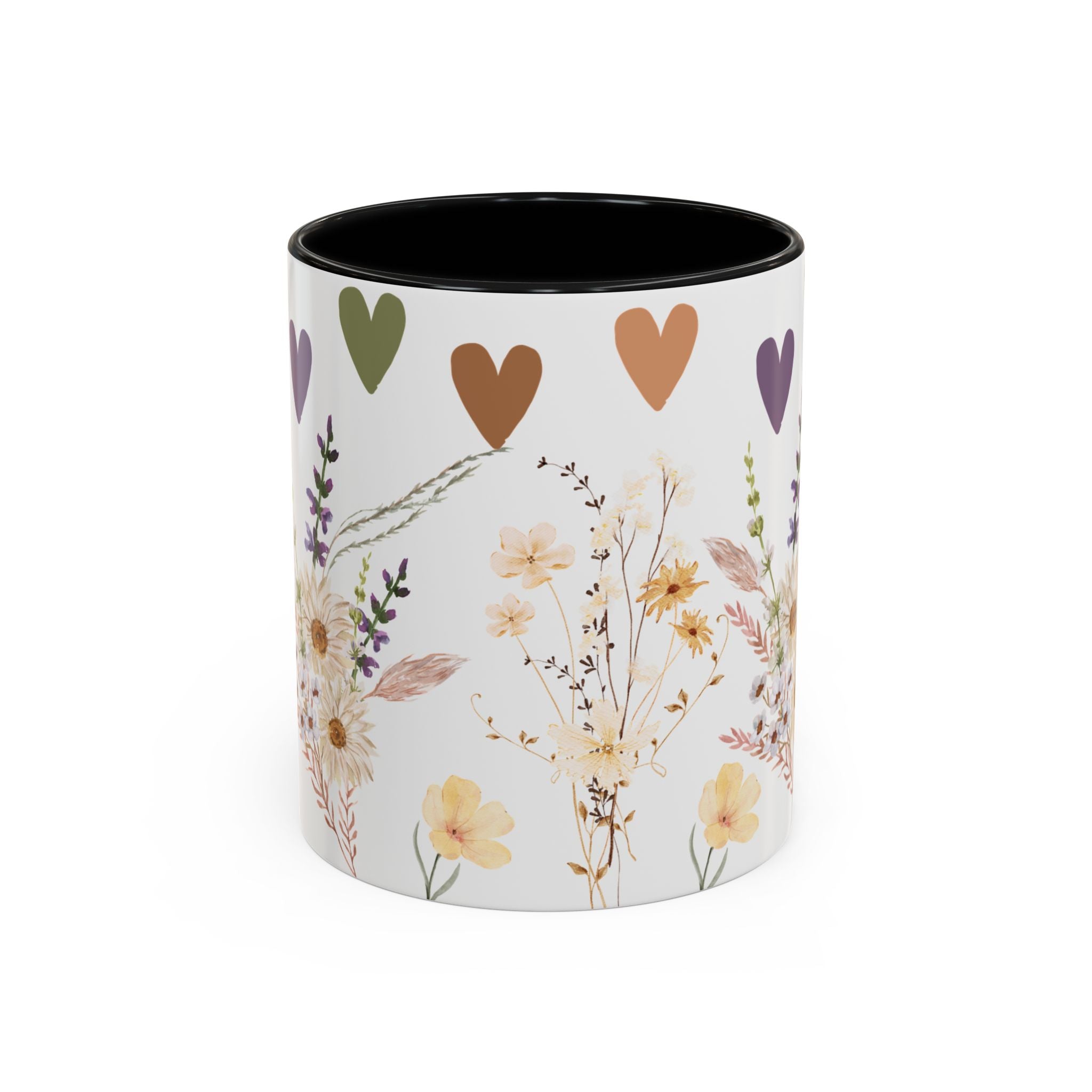 Tasse en céramique Wildflower – Cadeau élégant pour les amateurs de café ou de thé – Parfait pour la fête des mères, les anniversaires et pour ajouter du charme à toute cuisine.