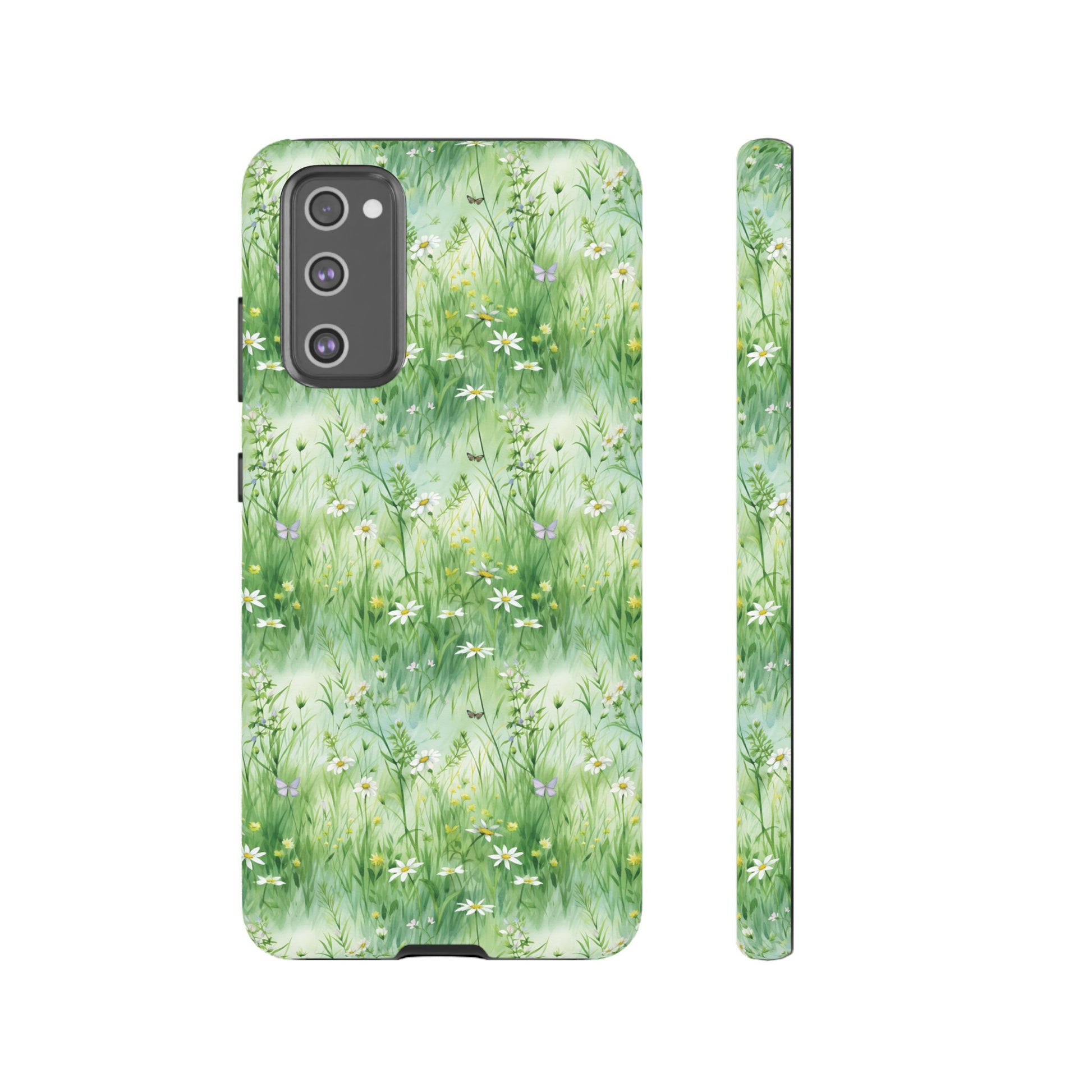 Beautiful Watercolor Grassing Daisy Boho Chic Design Phone Case Protective Cover for All Models Gift for Mom Accessory Gift for Her