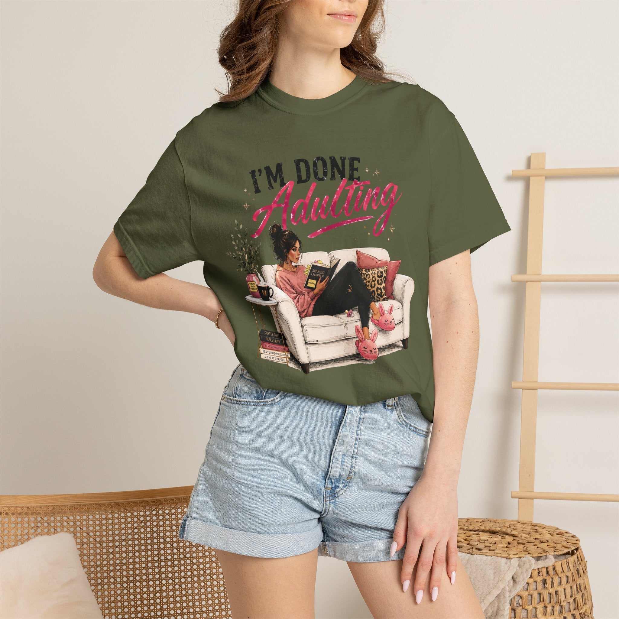 I'm DONE Adulting T-Shirt — Funny Sarcastic Graphic Tee