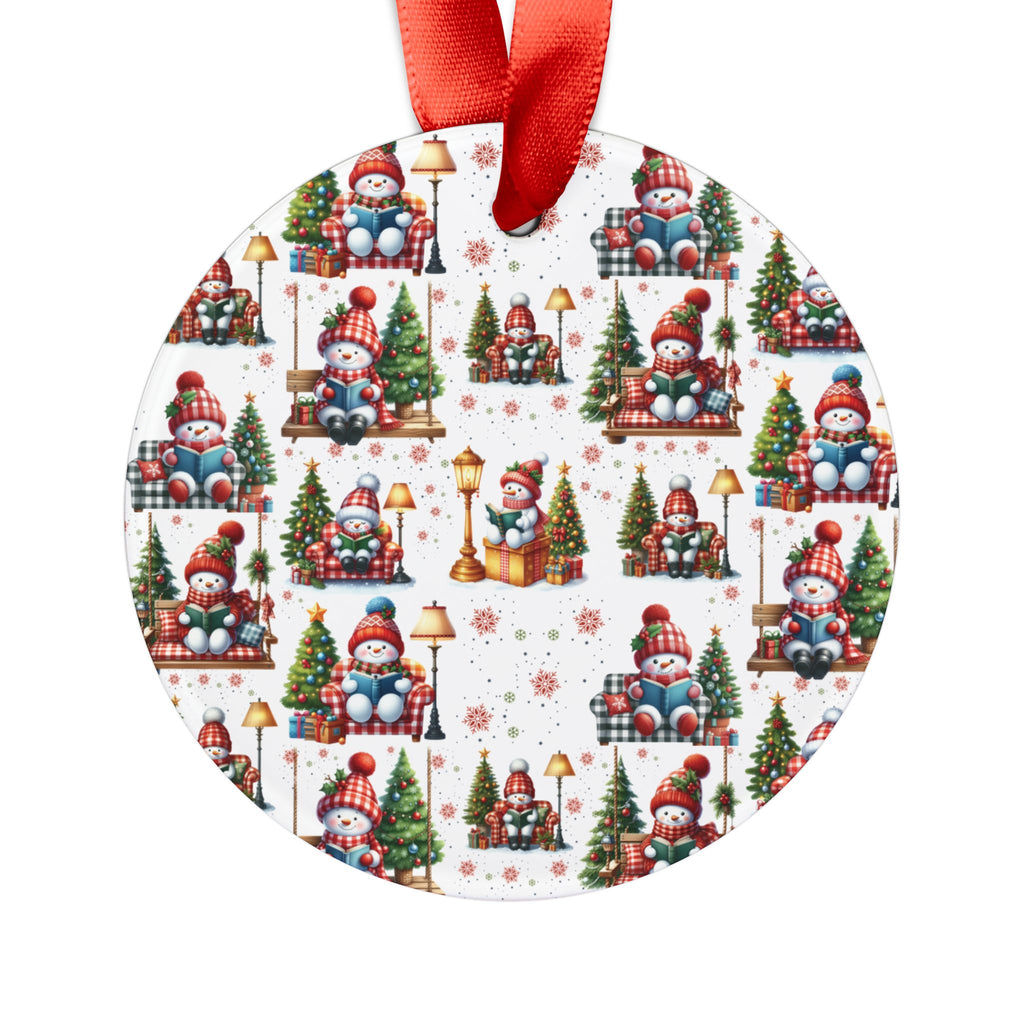 Snowman Christmas Ornament - Elegant Holiday Decor, Perfect Gift, Adds Timeless Charm and Sophistication to Your Christmas Tree Gift - MRSBYVALLE