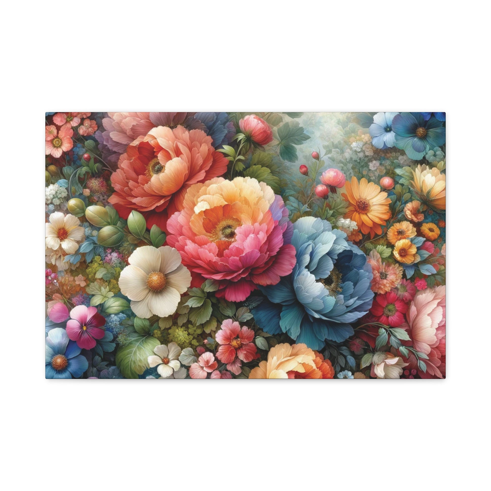Timeless Floral Elegance High-Quality Matte Canvas Art, Ready to Hang Perfect for Home Decor, Mother's Day, Birthday Gift, Housewarming New House Decor.