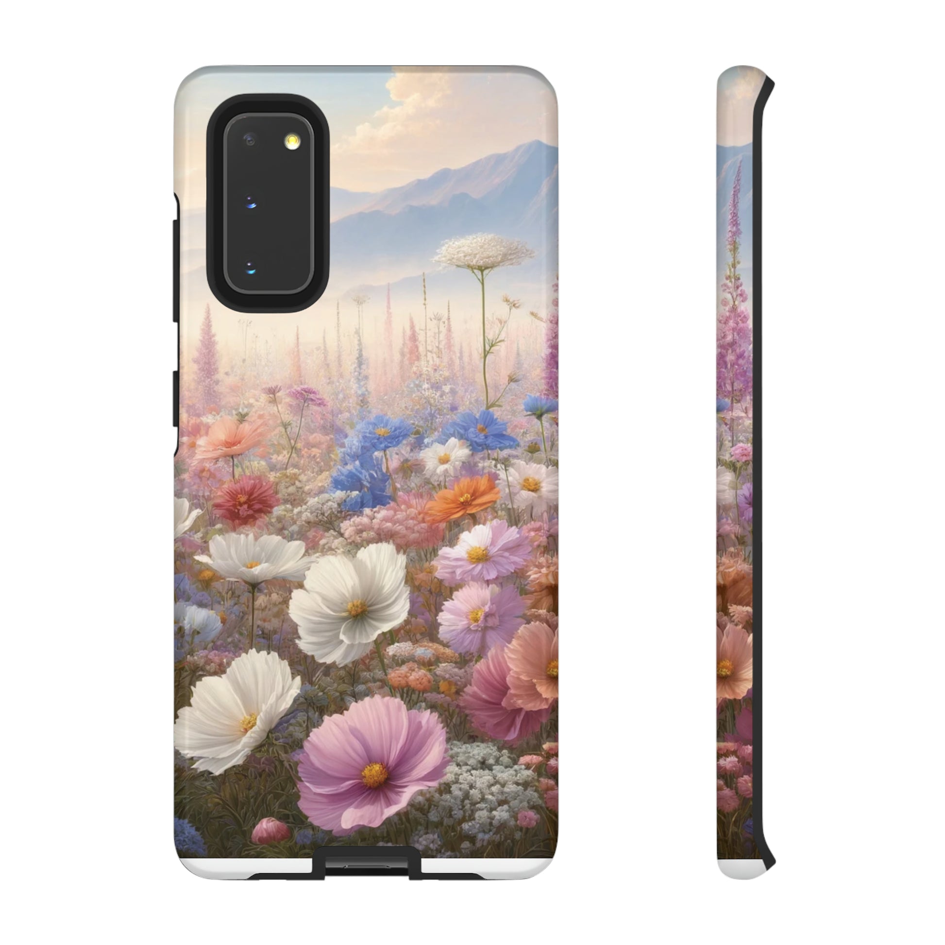 Phone Case Floral Boho Luxury Tough Case Floral Elegant Durable Stylish for Modern Devices iPhone 15, Samsung iPhone Samsung Accessory Gift for Her.