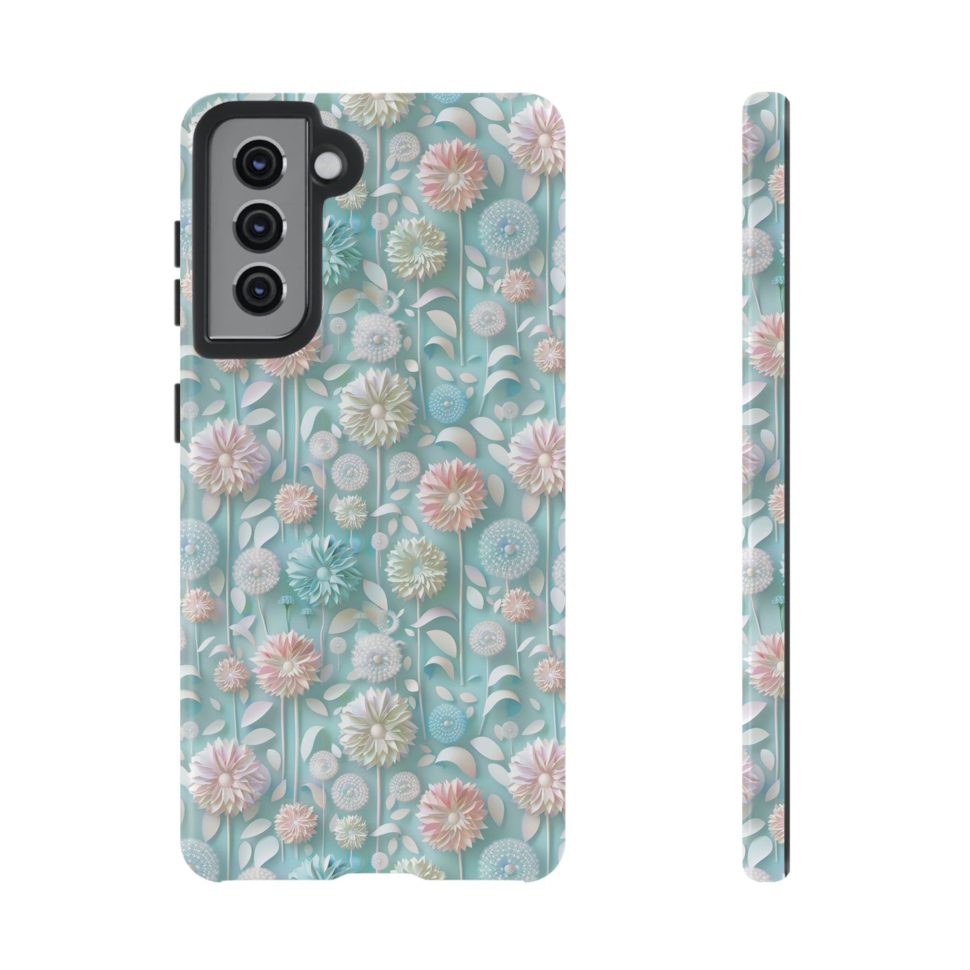 Pastel Floral Phone Case for iPhone & Samsung | Elegant and Slim Design with Shockproof Protection | Durable, Scratch-Resistant, and Lightweight | Stylish Accessory