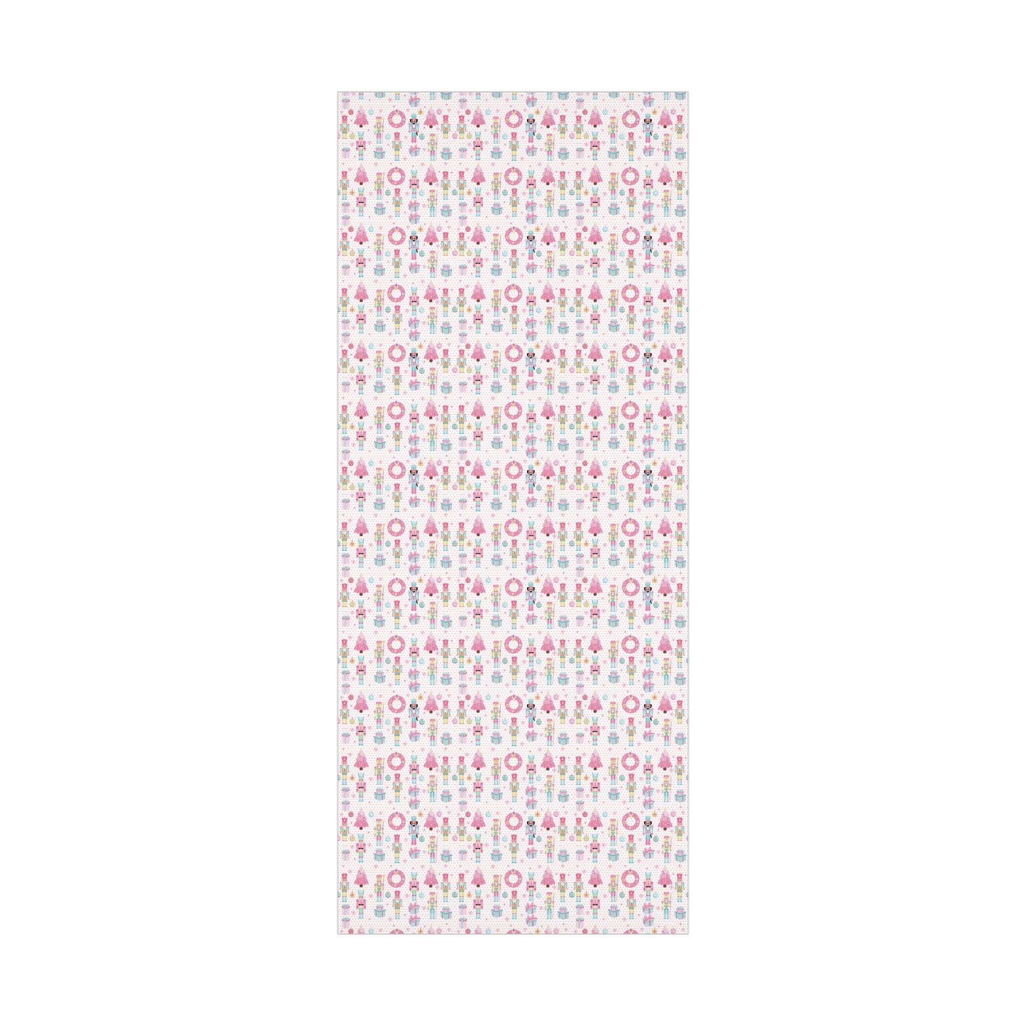Pink Christmas Nutcrackers Wrapping Paper | Vibrant Seasonal Blooms | Perfect for Thanksgiving, Birthdays, Special Occasions | Premium Quality Gifts Moms - MRSBYVALLE