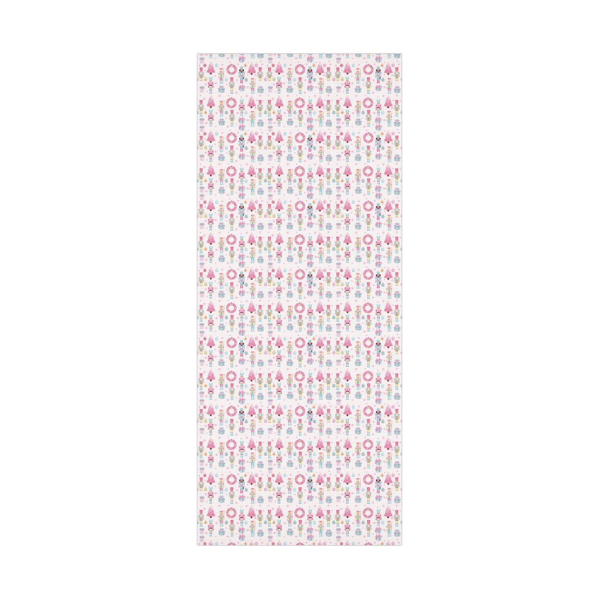 Pink Christmas Nutcrackers Wrapping Paper | Vibrant Seasonal Blooms | Perfect for Thanksgiving, Birthdays, Special Occasions | Premium Quality Gifts Moms - MRSBYVALLE