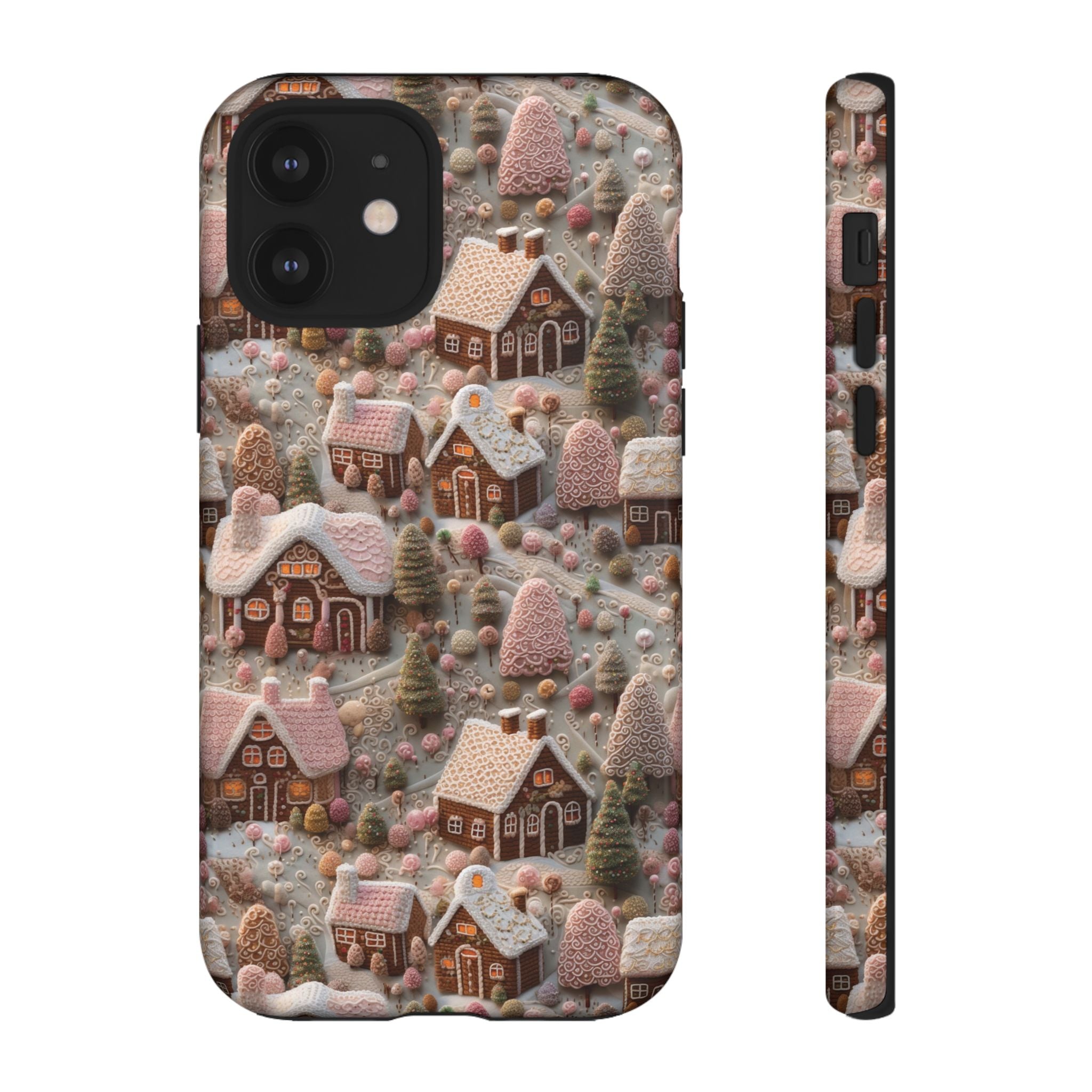 Gingerbread House 3D Phone Case Durable for iPhone Samsung Gift iPhone 15, 14, 13 Samsung Pixel Gift for Mom Accessory Gift for Her