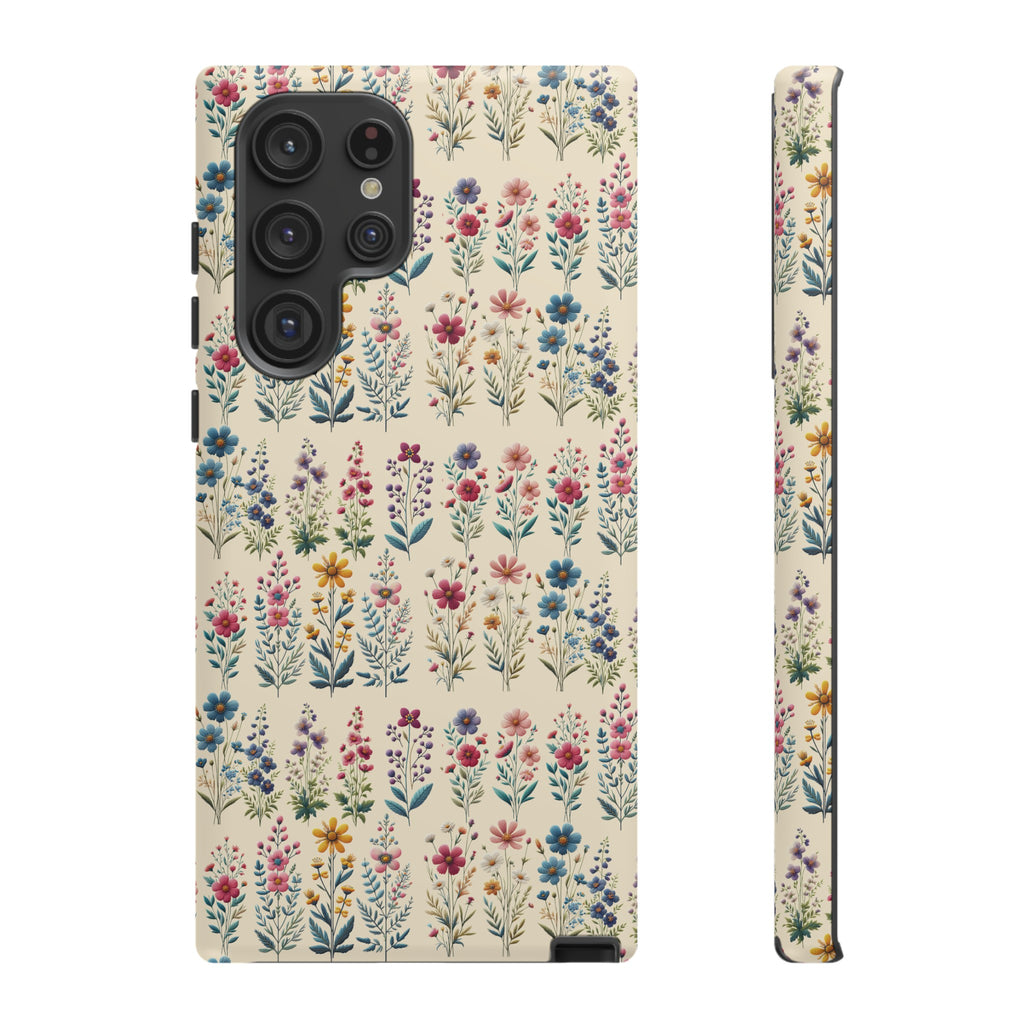Best Beautiful Wildflower Phone Case Floral Design for iPhone, Galaxy, and Google Durable Protection Gift for Her Case iPhone 15, Samsung iPhone Gift for Her