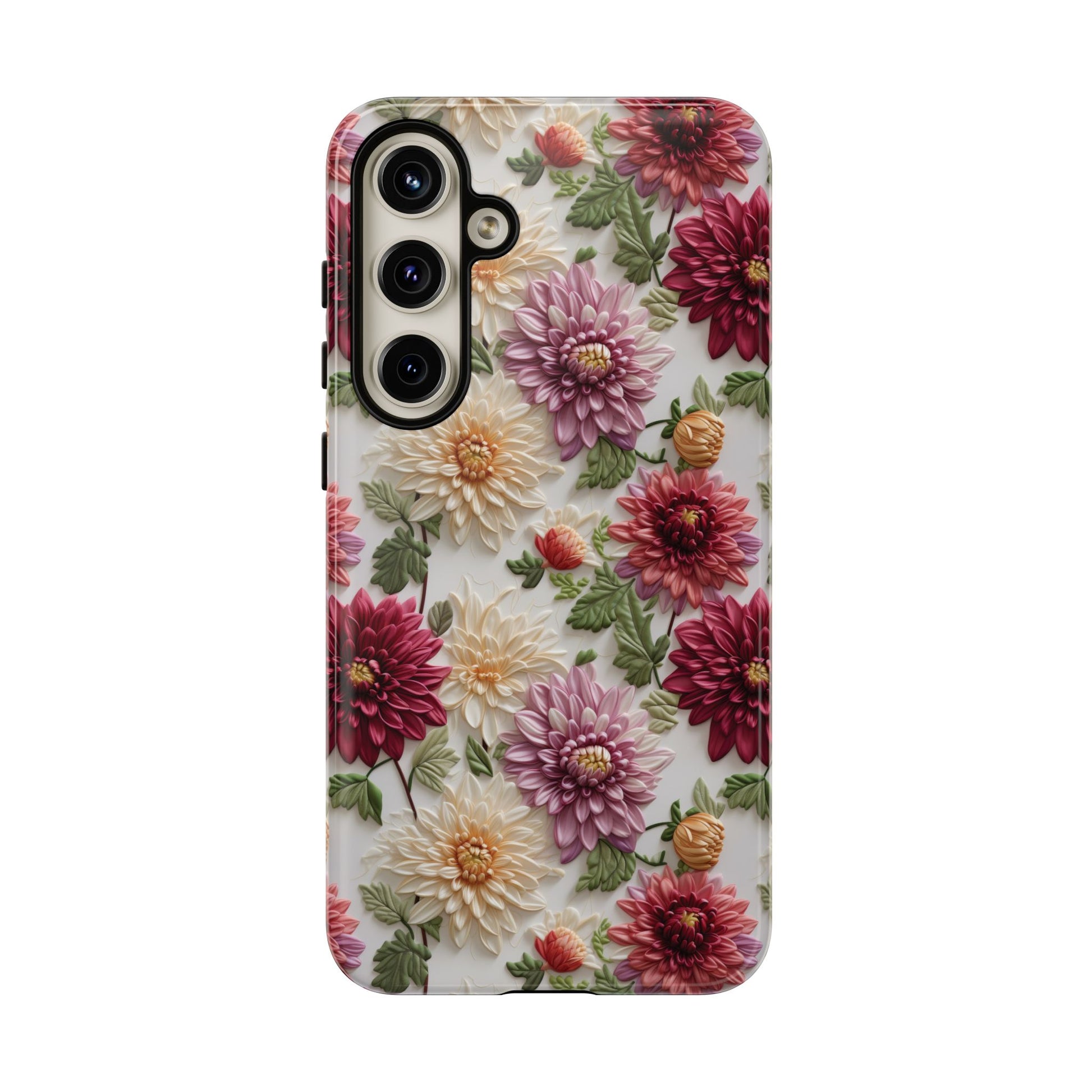 Floral Fall Phone Case for iPhone 16 pro15 14 13 12  21 23 Samsung, and Pixel | Stylish Protective Cover Gift for Her Perfect for Floral Lover