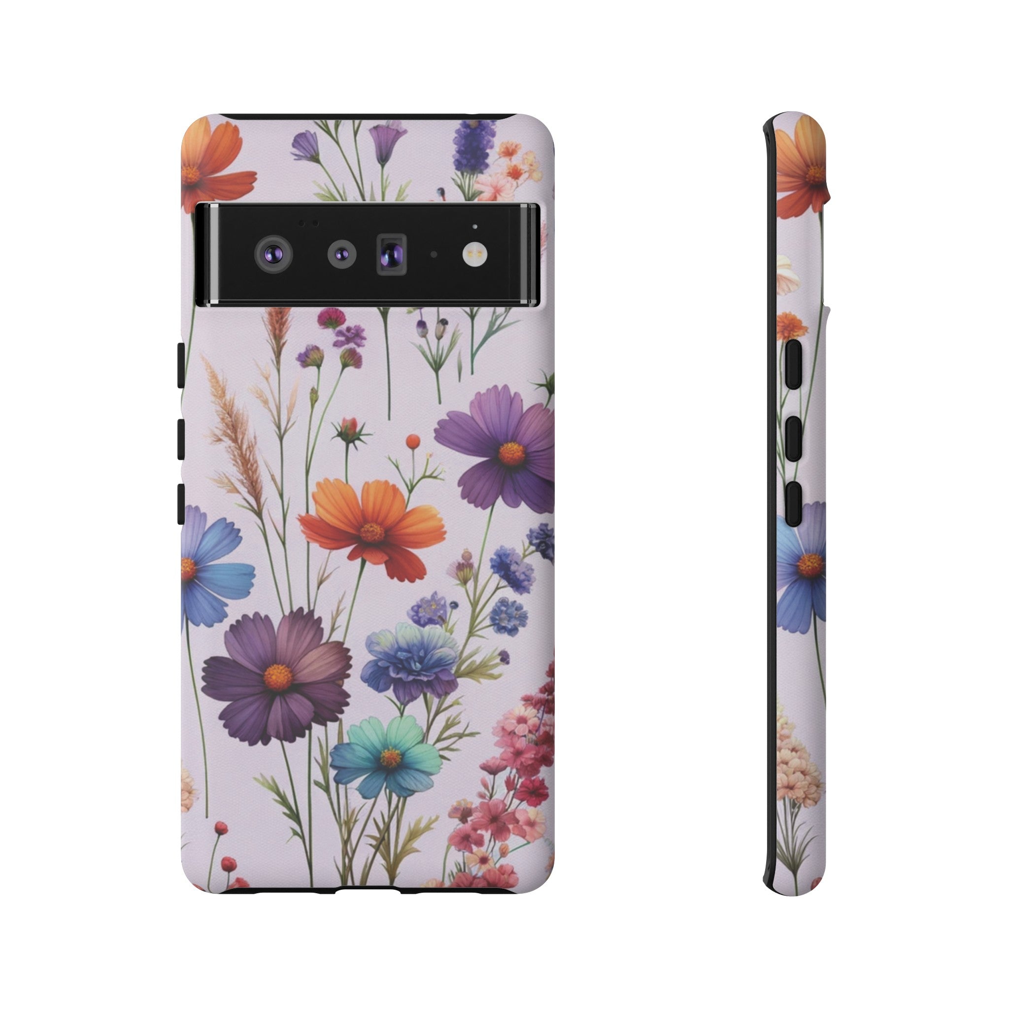 Lavender Wildflowers Protective Phone Case Gift for Her Phone 15, Samsung iPhone Samsung Gift for Her Case iPhone 15, Samsung iPhone Samsung Accessory Gift for Her.