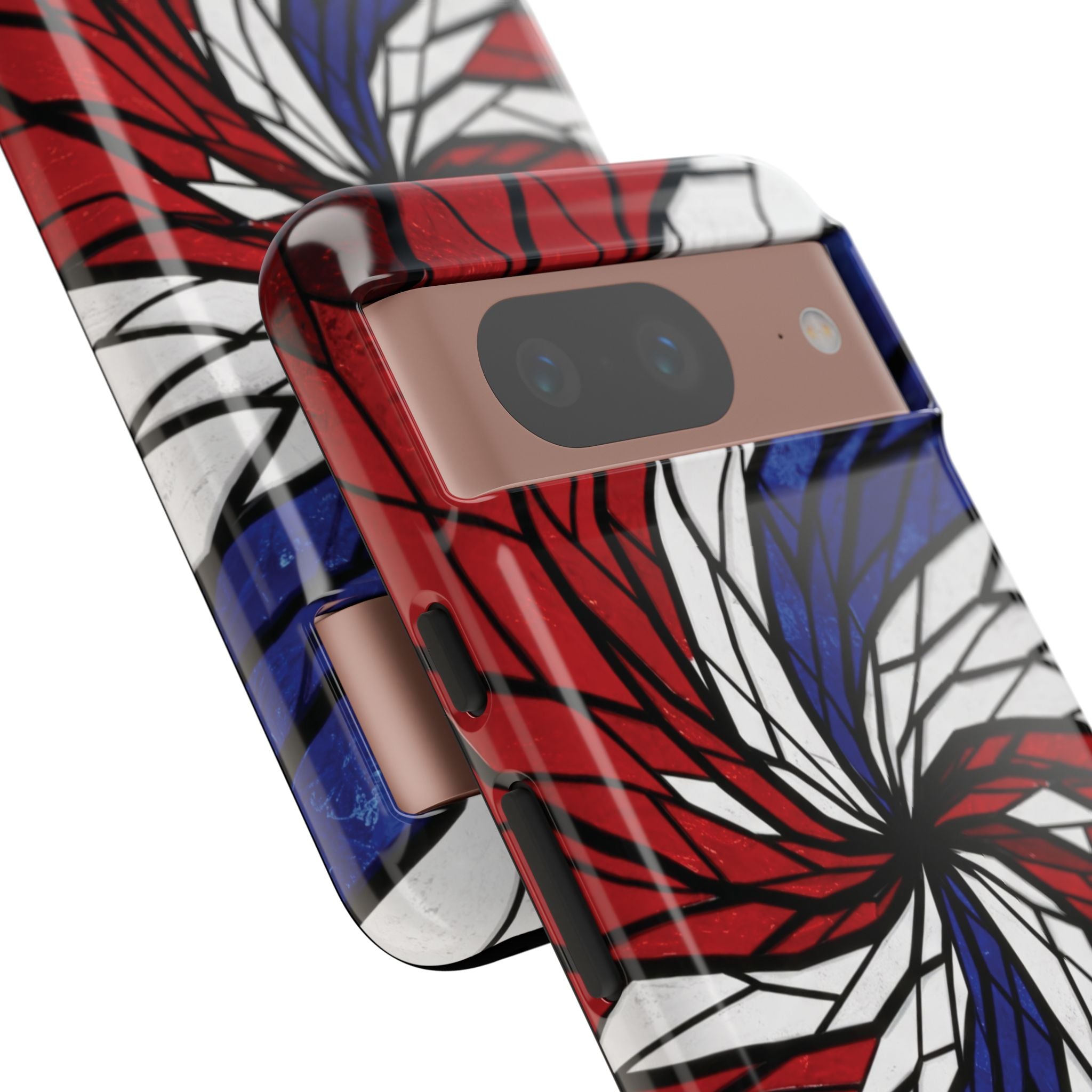 Patriotic Red White & Blue Phone Case – USA Flag Design, Independence Day Gift, Protective Cover for iPhone, Samsung, Pixel