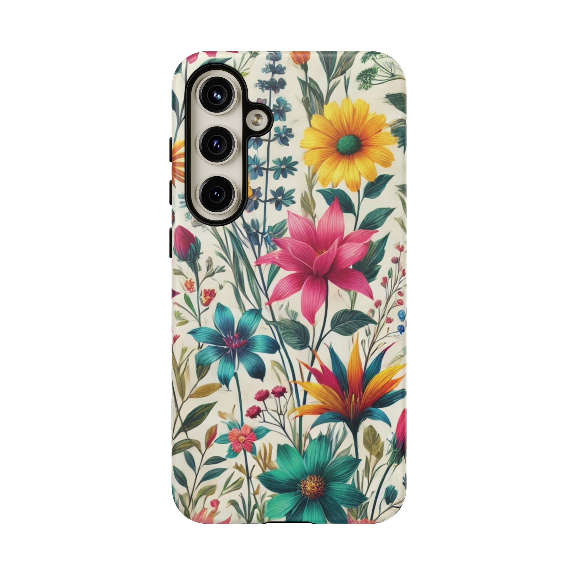Wildflowers Boho Chic Design Phone Case - Stylish, Protective Cover for All Models Gift for Mom Accessory Gift for Her