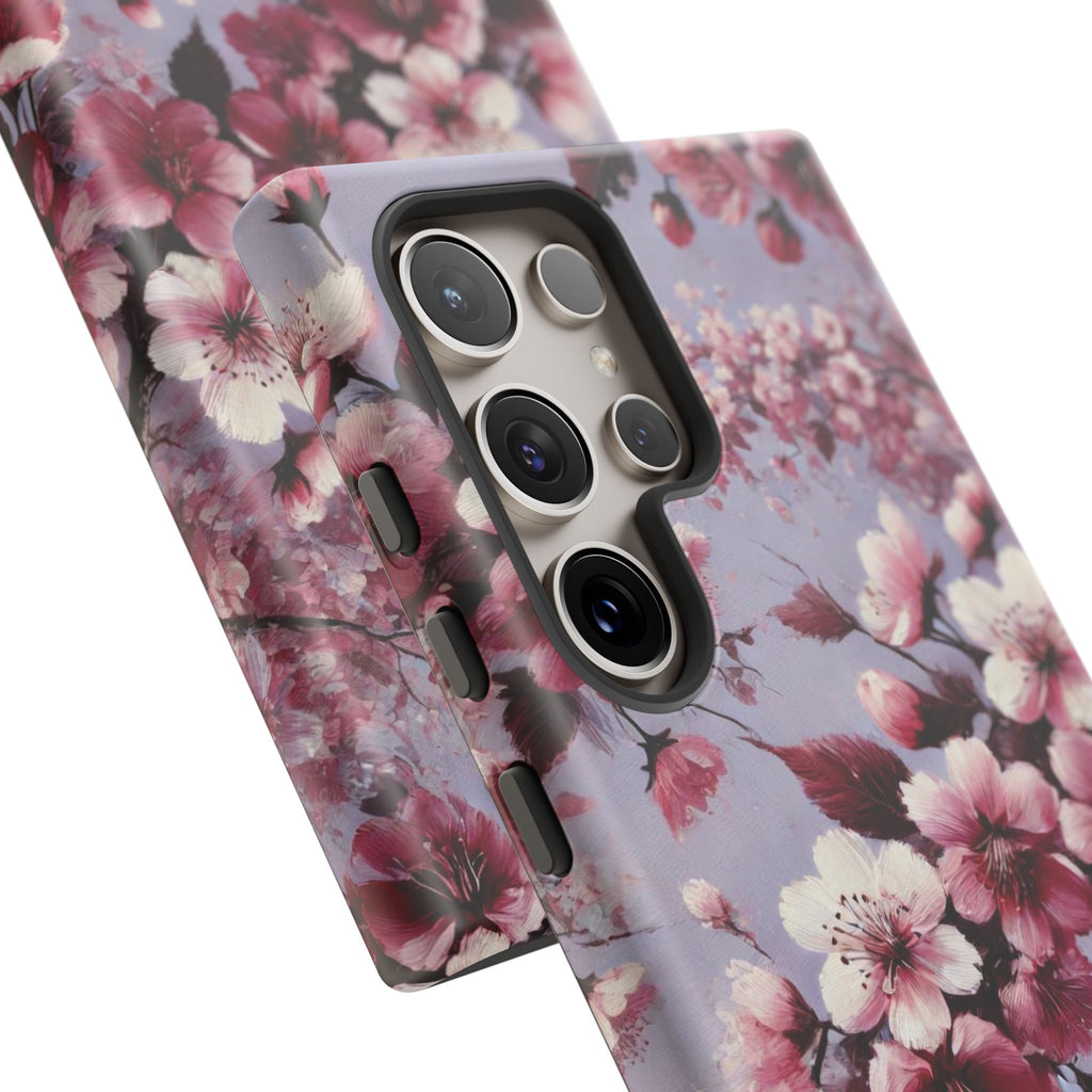 Lavender Floral Fall Phone Case for iPhone 16 pro15 14 13 12  21 23 Samsung, and Pixel | Stylish Protective Cover Gift for Her Perfect for Floral Lover
