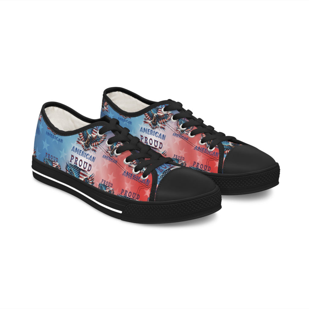 Patriotic American Flag and Eagle Sneakers Step Out in Style with Stunning USA Symbol! Perfect for Everyday Wear and Proud Americans. Durable, High-Quality Footwear Everyday Activities - MRSBYVALLE
