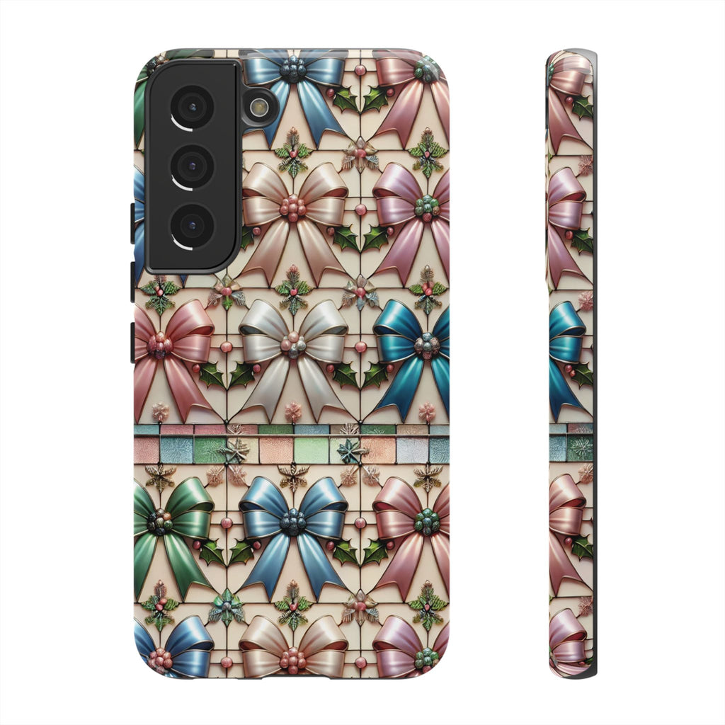 Coquette Bows Pastel Phone Case for iPhone 17 ,  15 14 13 12  21 23 Samsung, and Pixel | Stylish Protective Cover Gift for Her Perfect for Floral Lover