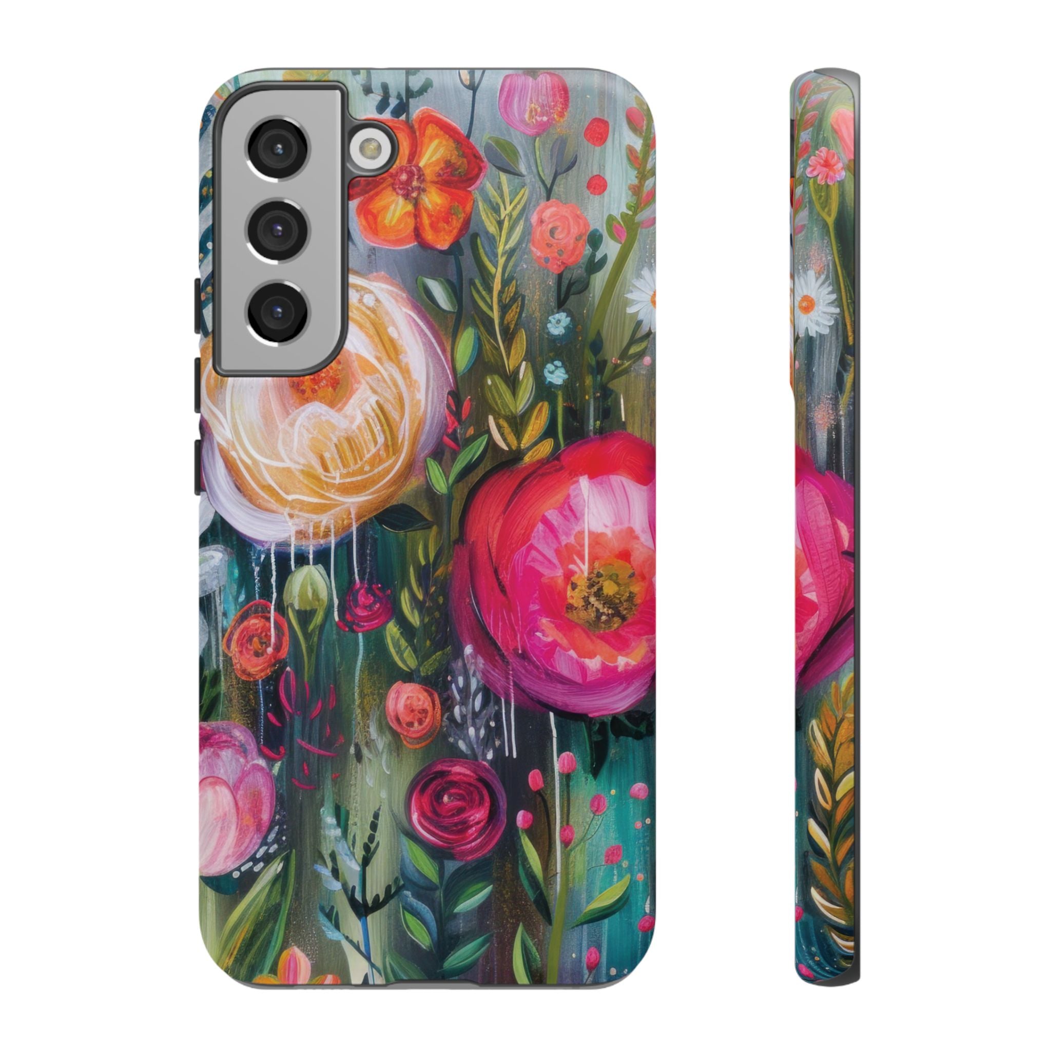 Watercolor Boho Floral Phone Case for iPhone 17 case Samsung, and Pixel | Stylish Protective Cover Gift for Her Perfect for Floral Lover