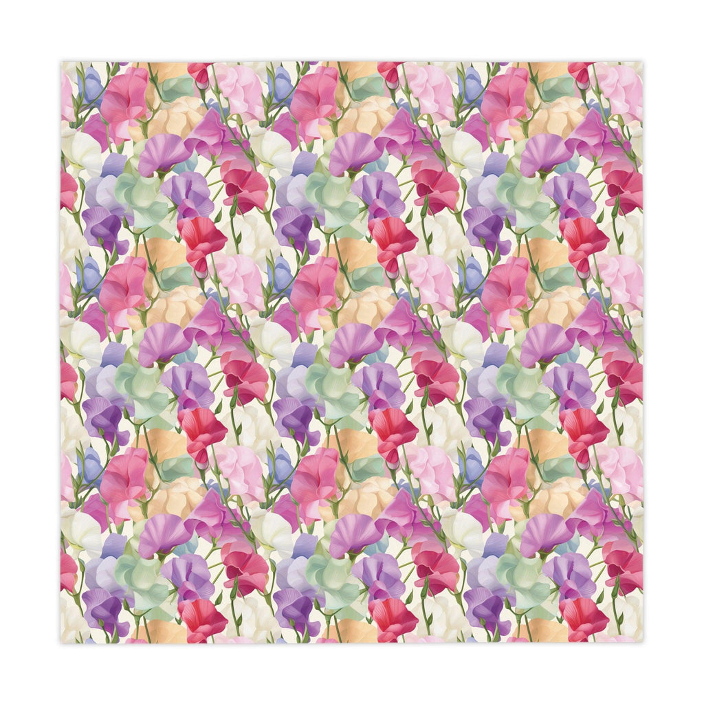 Pink Purple Blue Boho Chic Tablecloth Perfect for Adding a Botanical Touch to Any Dining Room, Kitchen Table or Outdoor Setting for Home, Weddings, Birthdays all Events Durable & Stylish for All Occasions - MRSBYVALLE