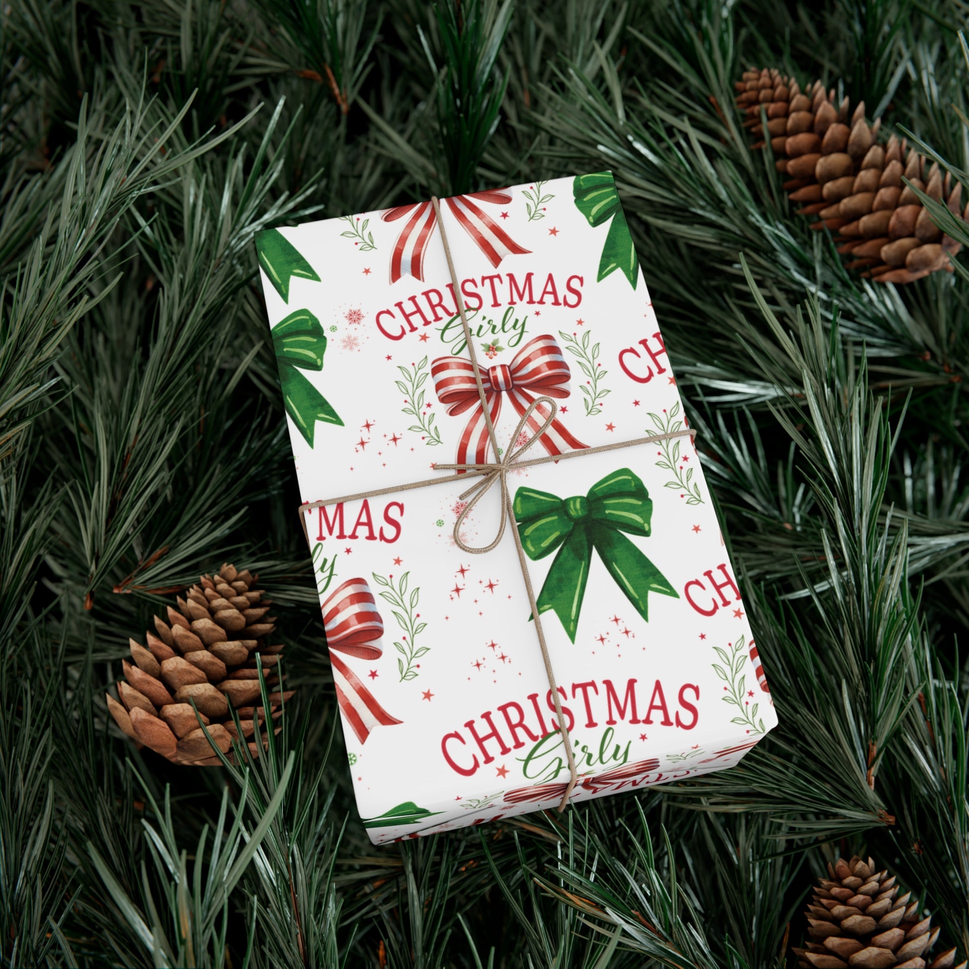 Girly Christmas Wrapping Paper | Cozy Holiday Gift Wrap | Perfect for Christmas Presents, Wedding Celebrations, and Winter Wonderland Themes Christmas - MRSBYVALLE