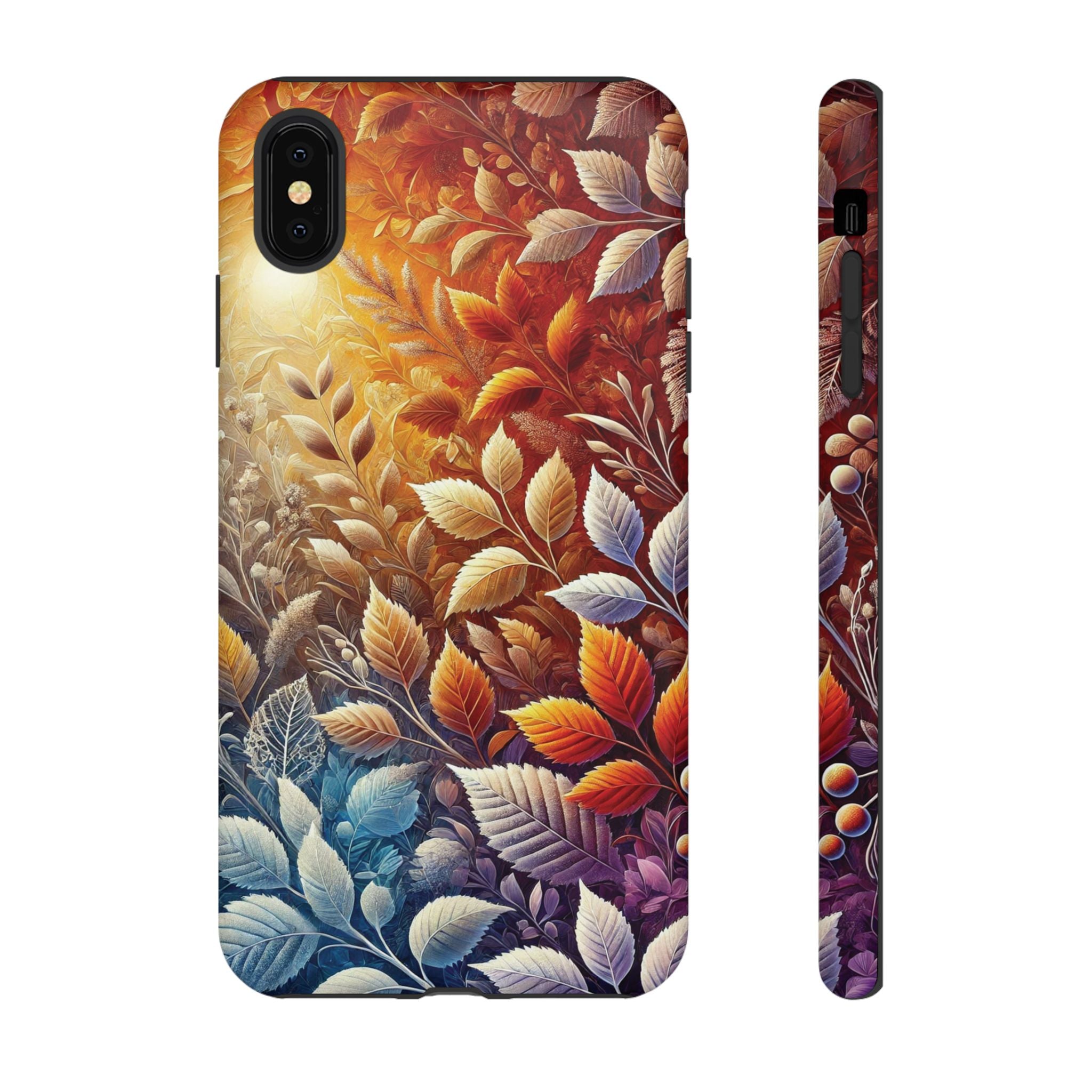 Beautiful Colorful Leaves Phone Case Vibrant Autumn Design for iPhone & Samsung, Durable Protection with Eye Catching Style, Perfect for Nature Lovers & Seasonal Charm Gift for Her